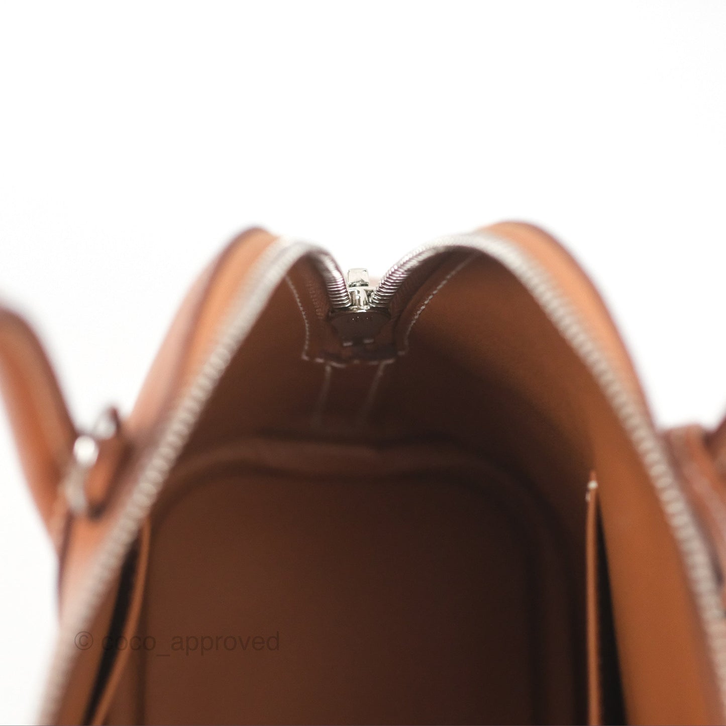 Hermès Bolide 1923 25 Gold 37 Evercolor Palladium Hardware