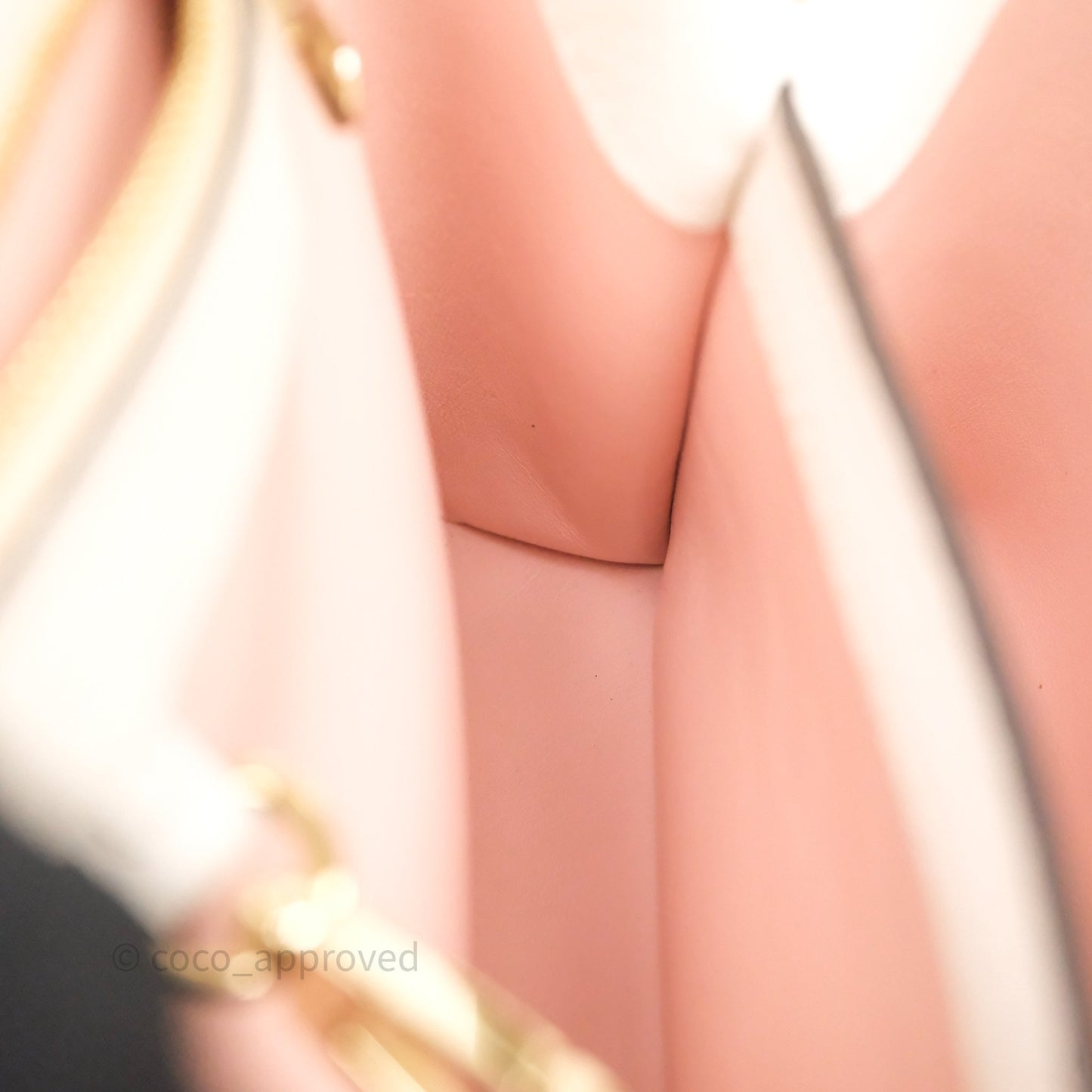 Louis Vuitton Capucines BB Creme Rose Jade Taurillon Leather Gold Hardware