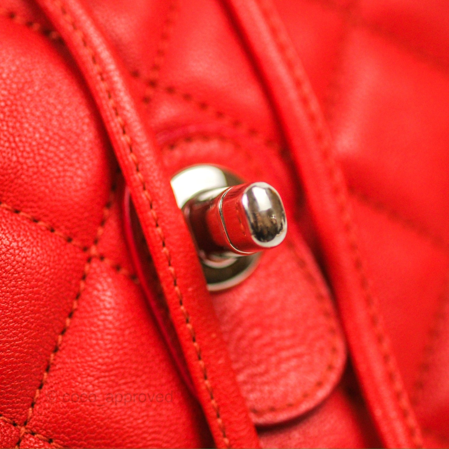 Chanel Quilted Small Cuba Urban Spirit Backpack Orange Lambskin
