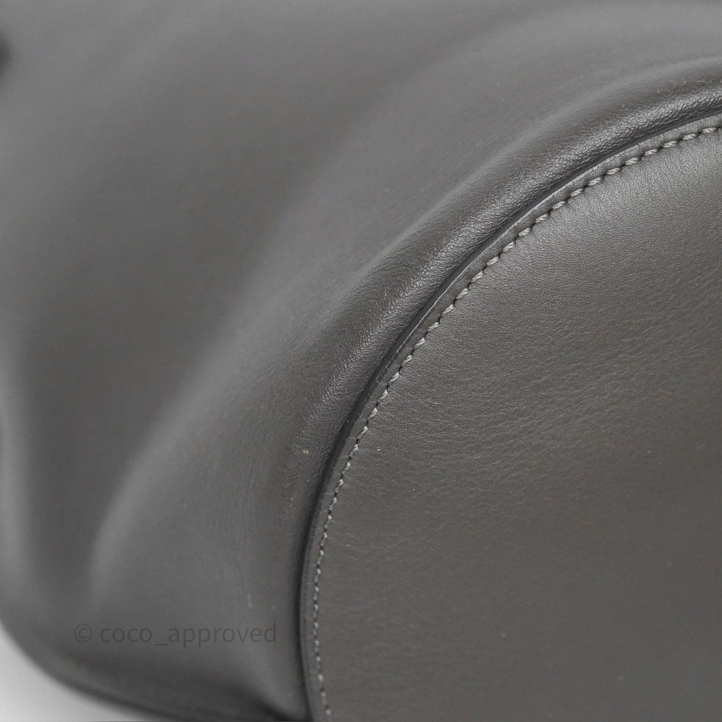 Celine Big Bag Nano Bucket Grey Smooth Calfskin