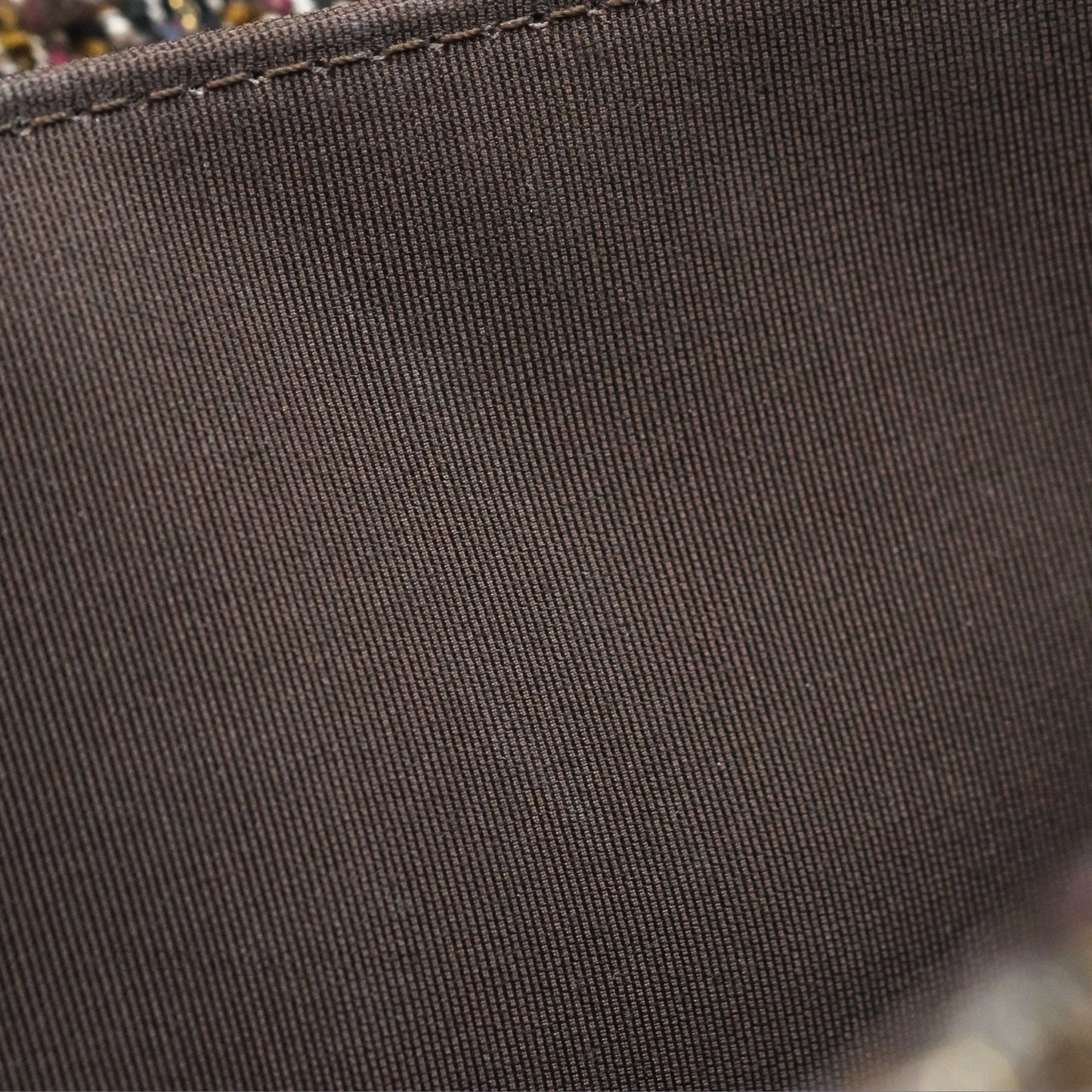 Chanel Top Handle Flap Bag Tweed Gold Hardware
