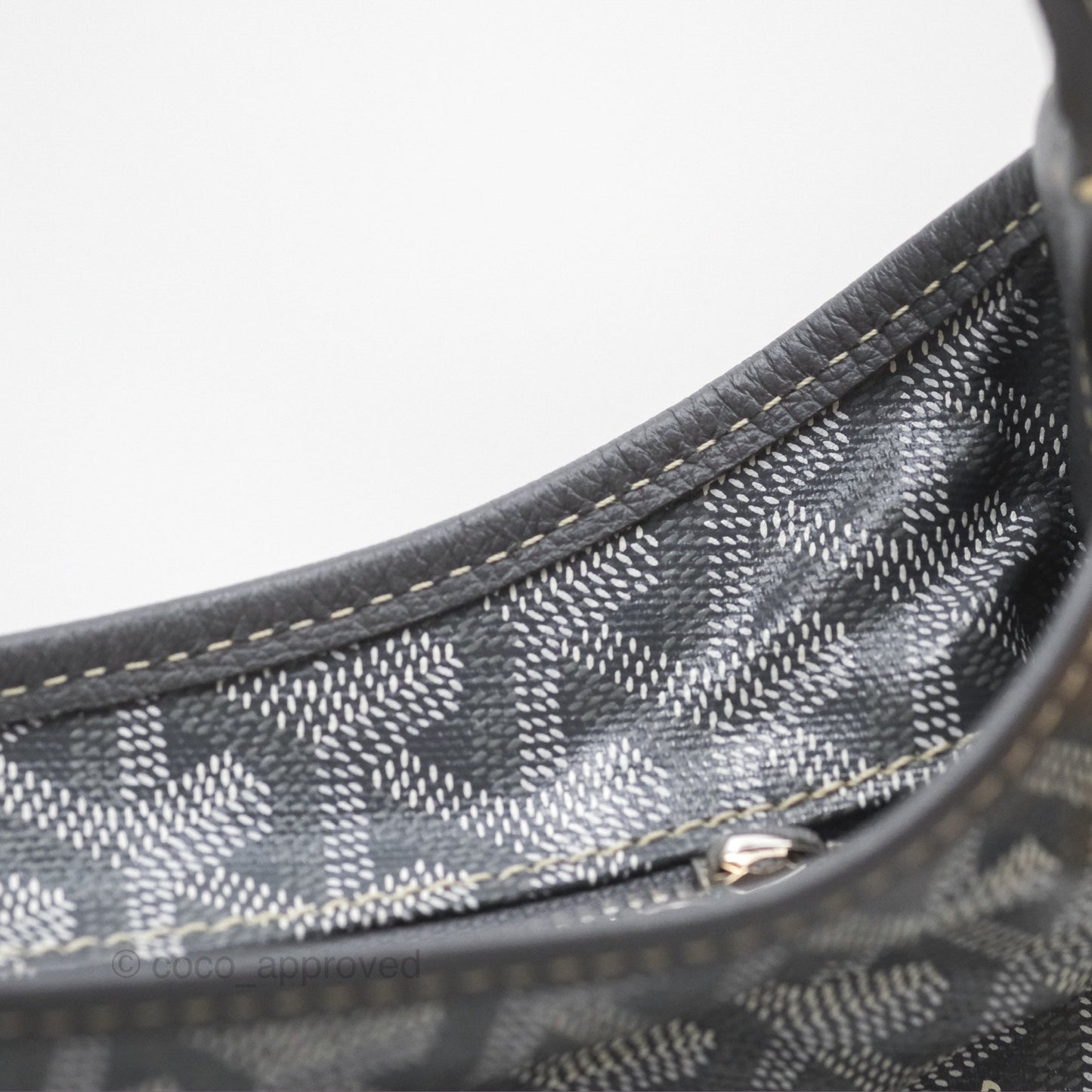 Goyard Bohème Hobo Bag Grey Goyardine Canvas