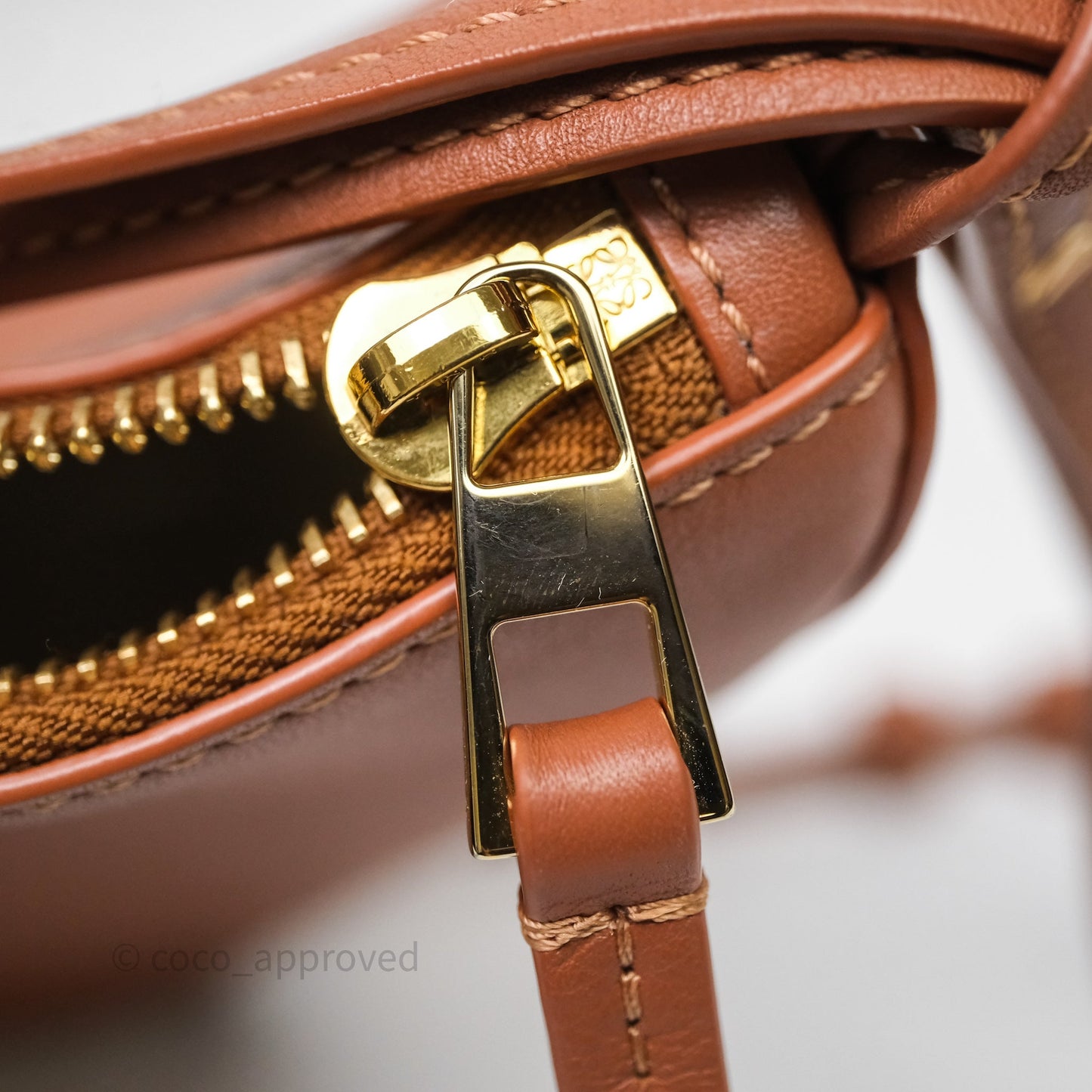 Loewe Mini Hammock Shoulder Bag Brown