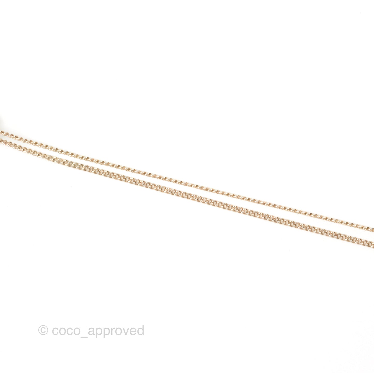 Chanel Oval Pearl CC Crystal Camellia Necklace Gold Tone 22C