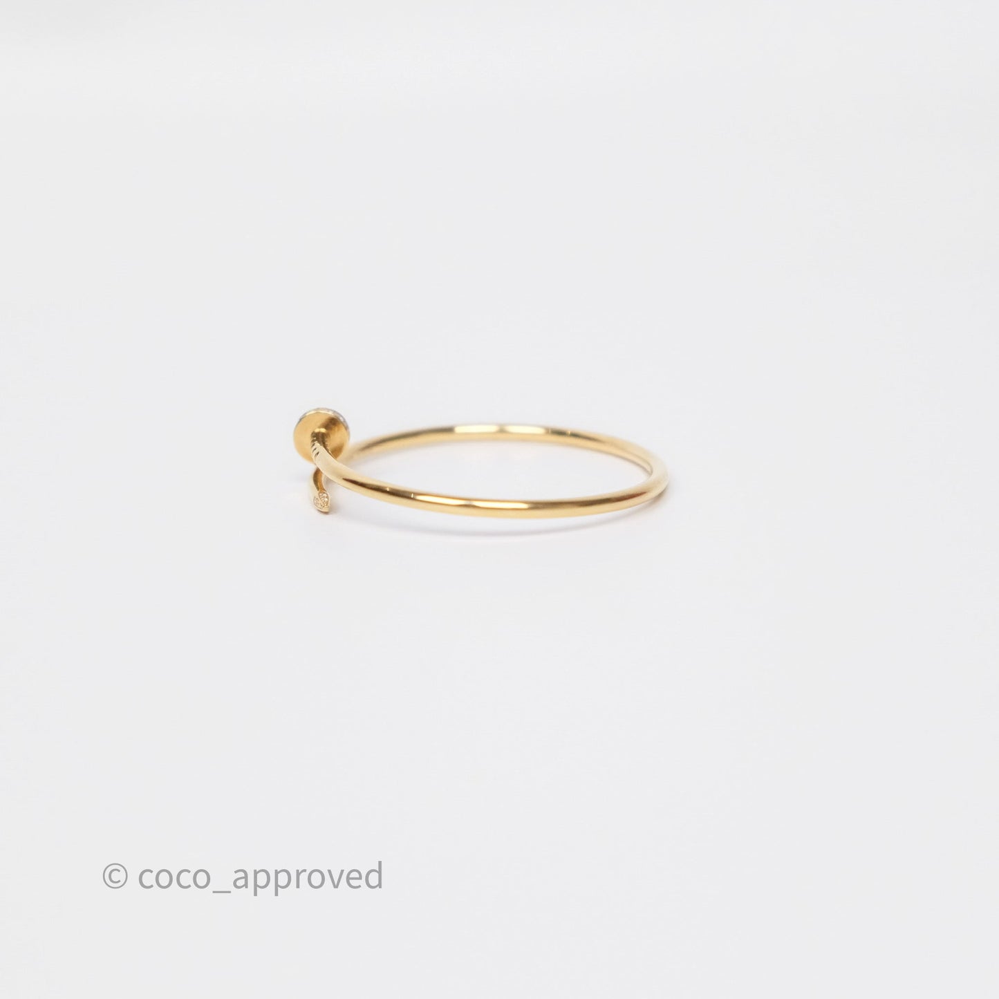 Cartier Small Juste Un Clou Bracelet 18K Yellow Gold Diamonds