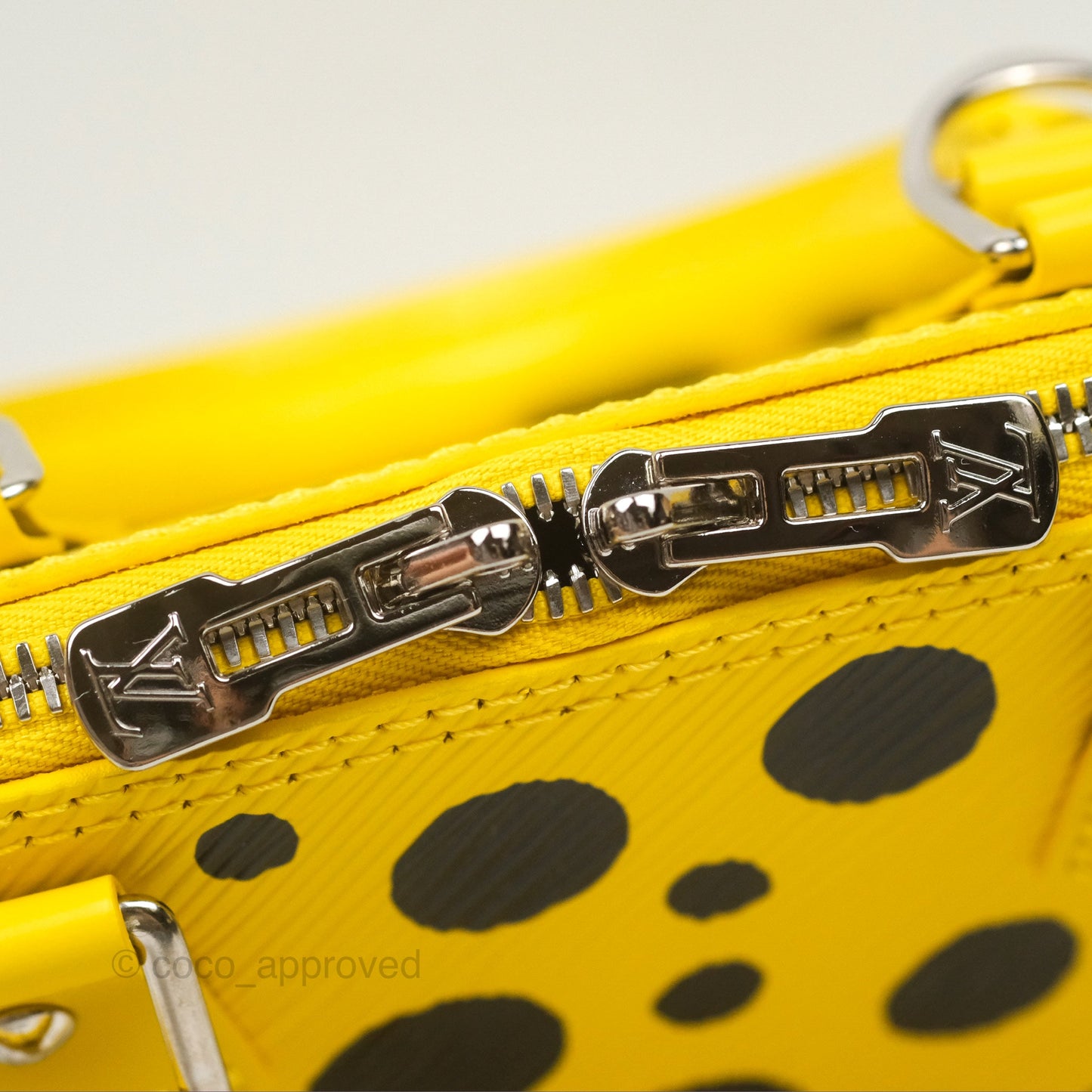Louis Vuitton x Yayoi Kusama Epi Alma BB Infinity Dots Yellow