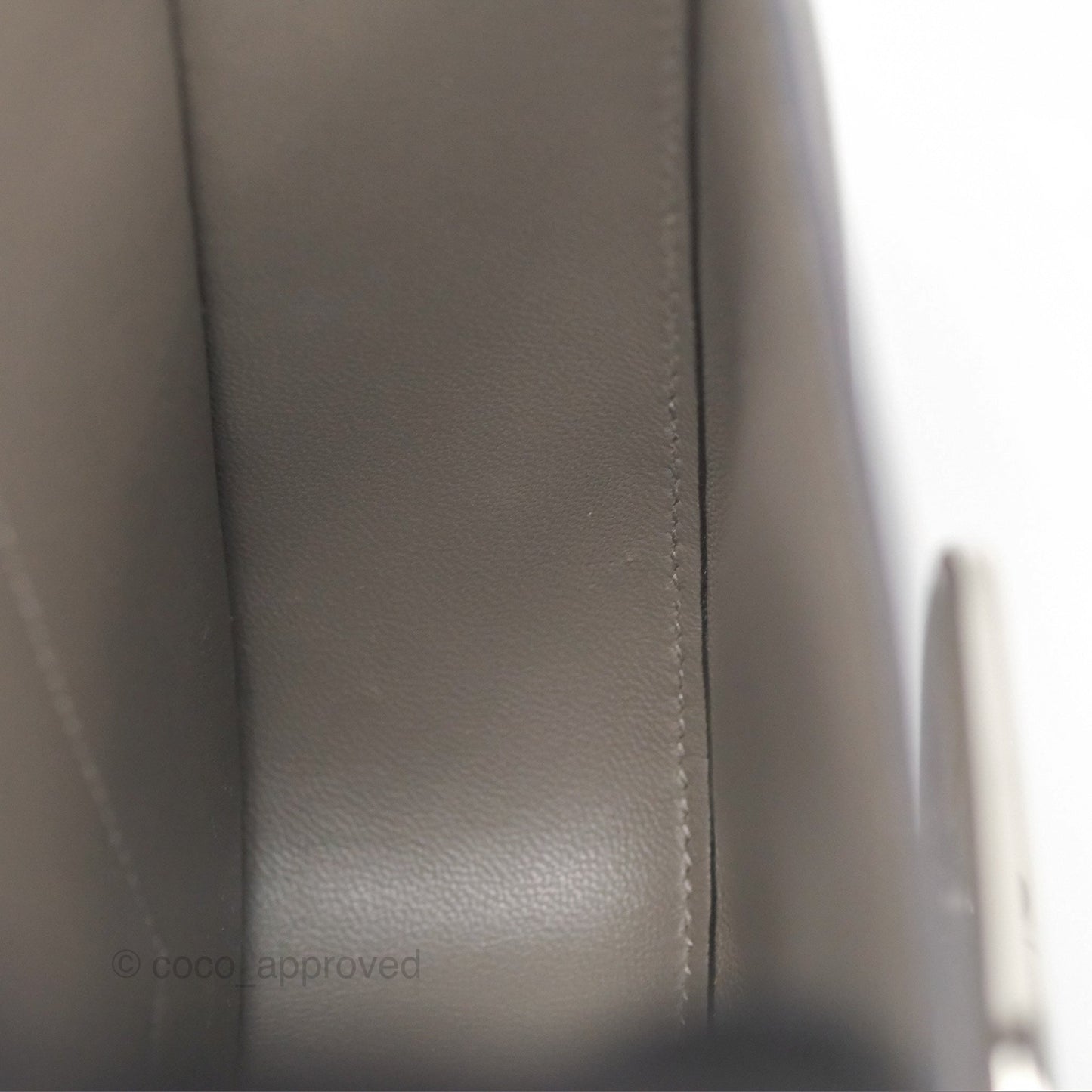 Hermès Della Cavalleria Mini Bag Gris Meyer 0L Epsom Palladium Hardware
