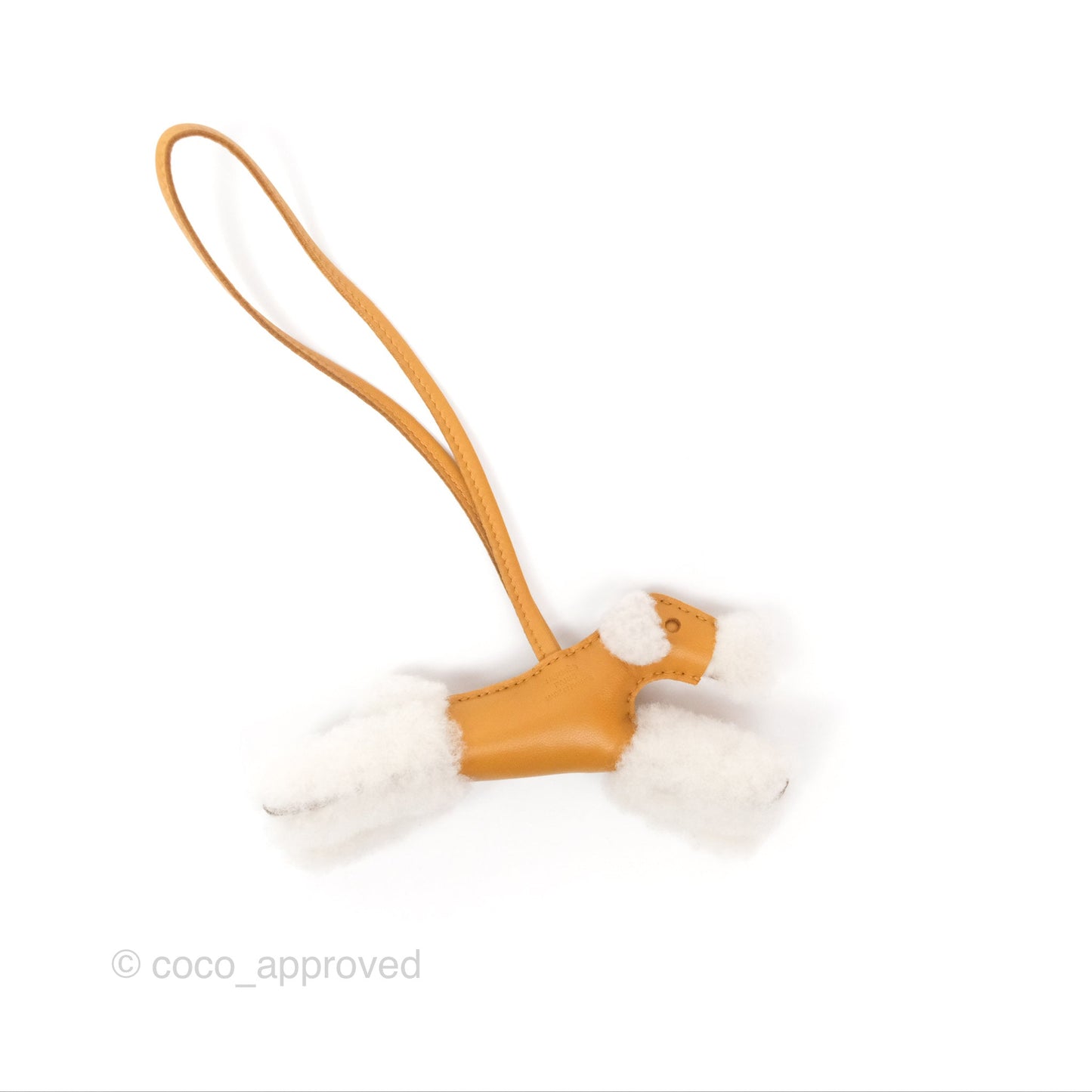 Hermès Fox Terrier Budy Charm Vert Sesame