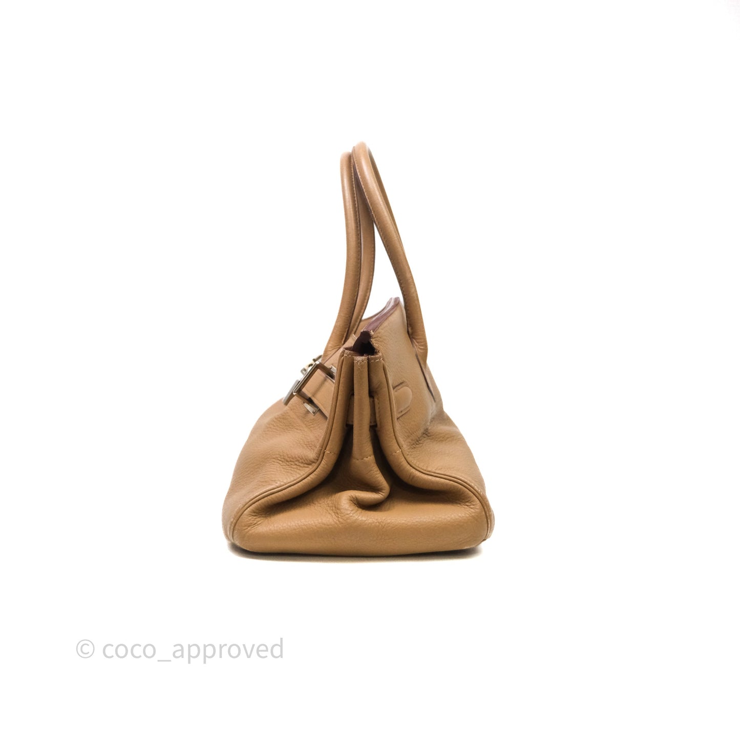 Hermès Birkin JPG Shoulder Bag 42 Tabac Camel 24 Palladium Hardware