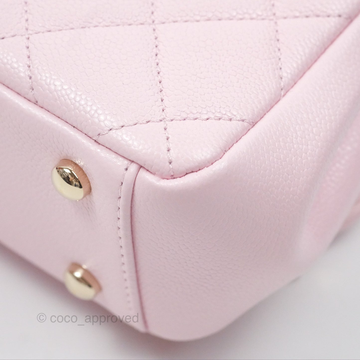 Chanel Quilted Small Business Affinity Flap Light Pink Caviar Gold Hardware