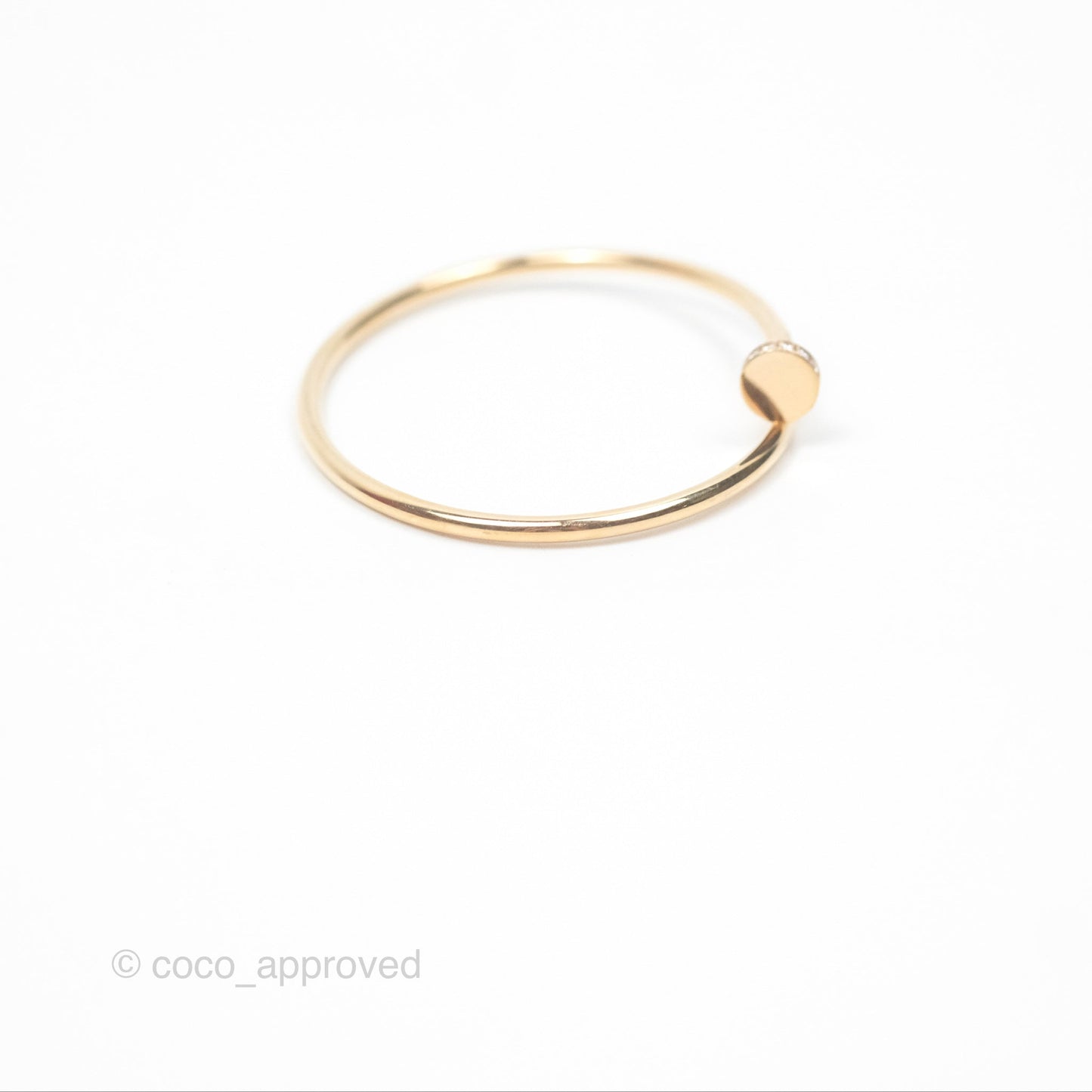 Cartier Small Juste Un Clou Bracelet 18K Pink Gold Diamond