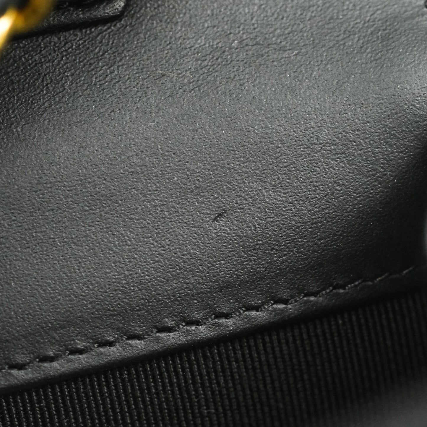 Chanel Quilted Reissue WOC Black Glazed Crumpled Calfskin Aged Gold Hardware