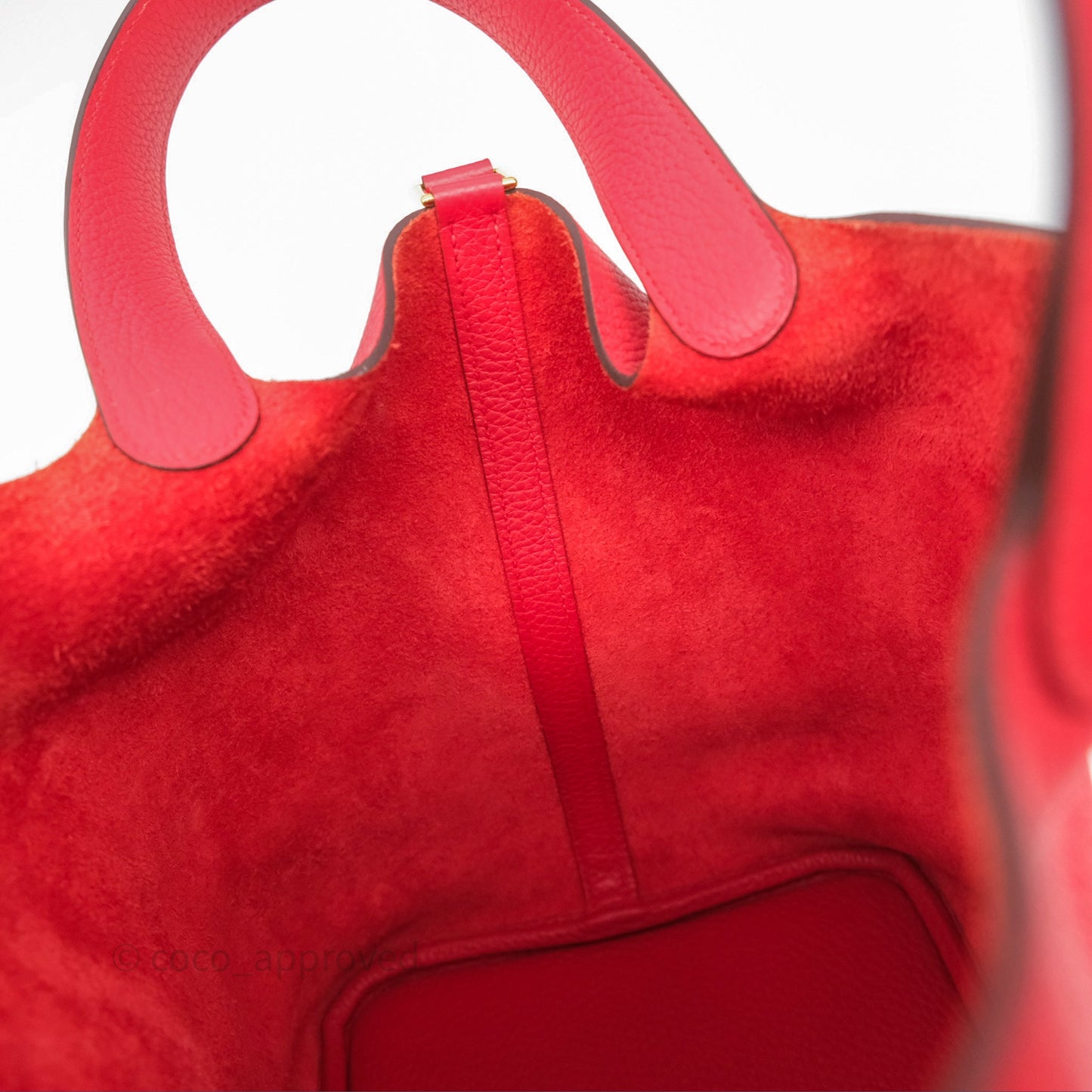 Hermès Picotin 22 Rouge Tomate S5 Clemence Gold Hardware