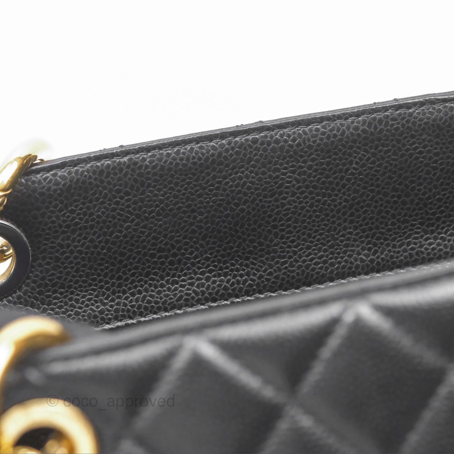 Chanel GST Black Caviar Gold Hardware