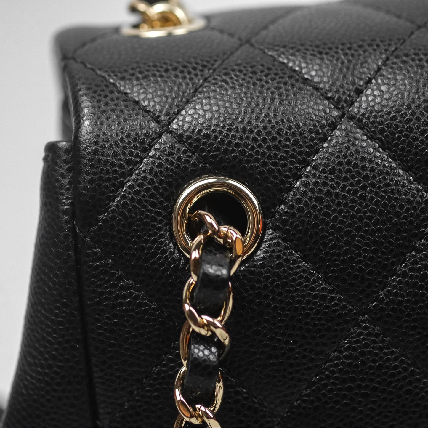 Chanel Small Duma Backpack Caviar Black Gold Hardware 23K