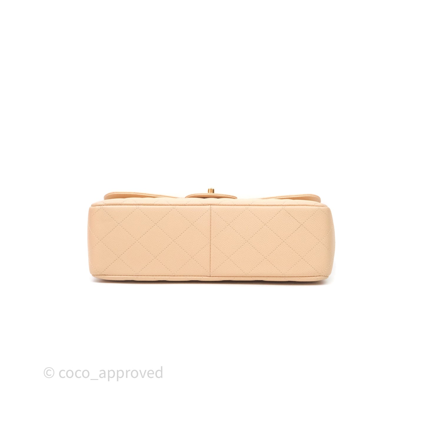 Chanel Jumbo Double Flap Beige Caviar Gold Hardware⁣⁣