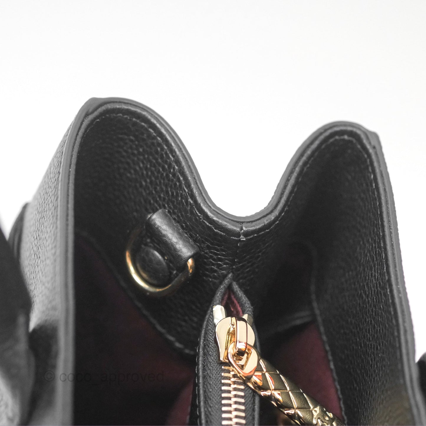 Chanel Small Neo Executive Tote Bag Black Grained Calfskin