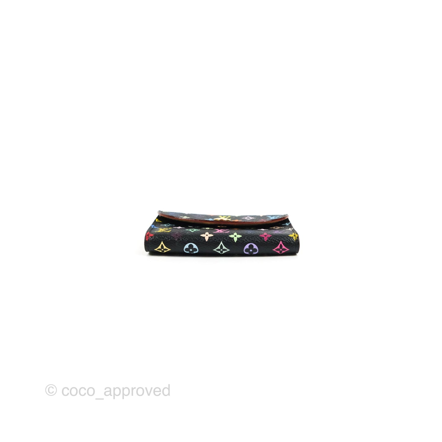 Louis Vuitton Monogram Multicolor Business Card Holder Black