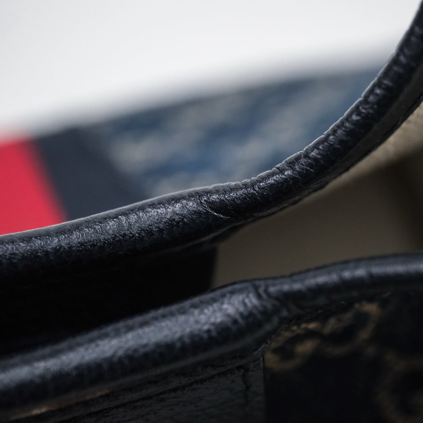 Gucci Giglio Small Tote Bag Blue and White GG Denim