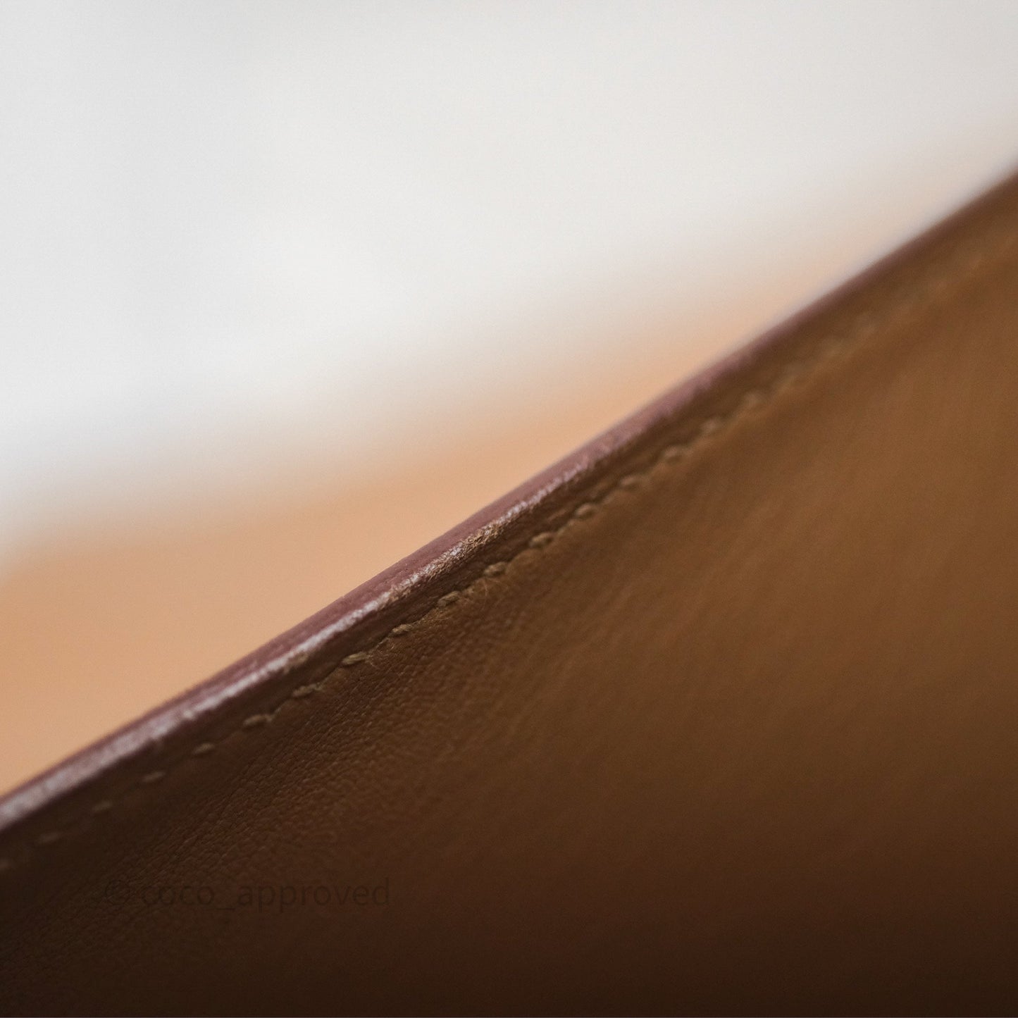 Hermès Kelly 35 Retourne Chai 0M Evercolor Palladium Hardware
