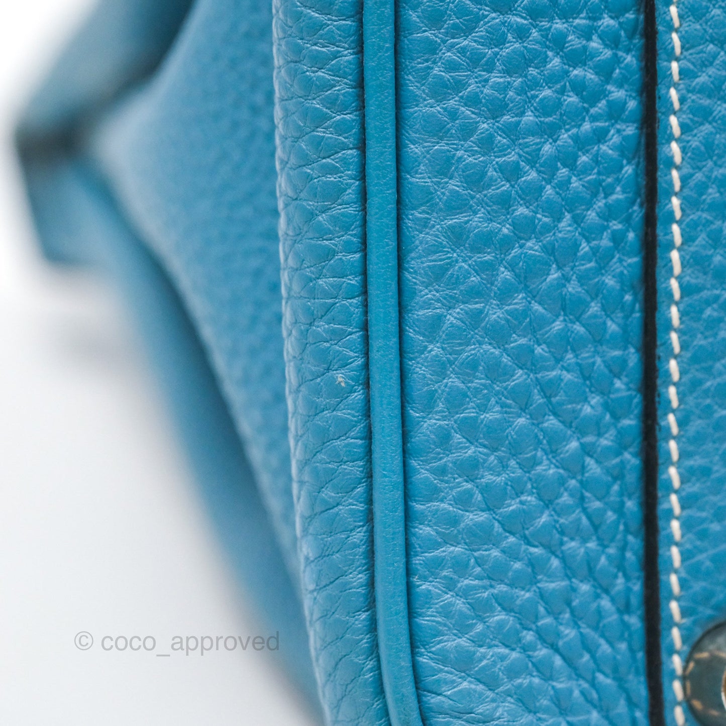 Hermès Birkin 30 Blue Jean Togo Palladium Hardware