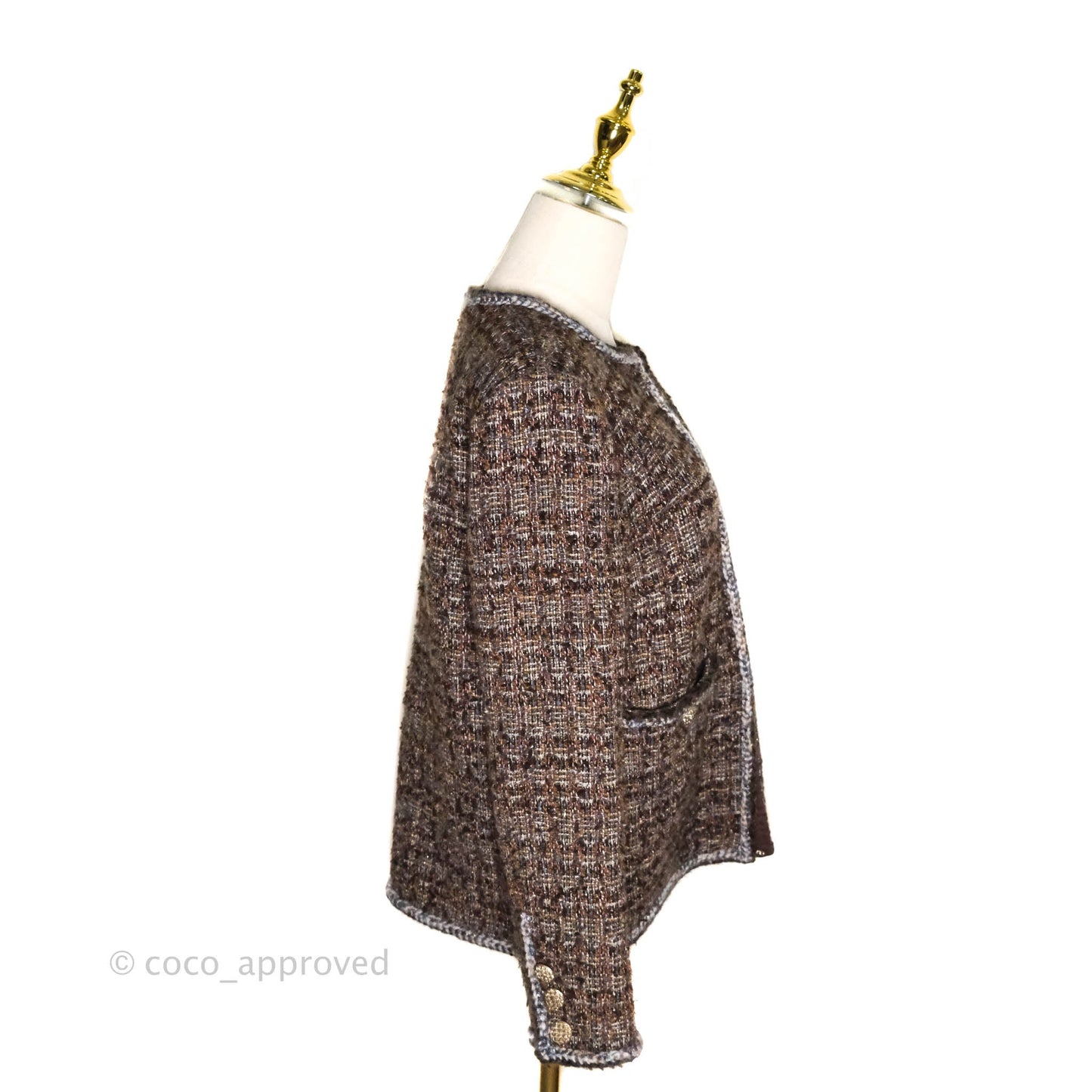 Chanel Tweed Jacket in Brown 2018-19F/W