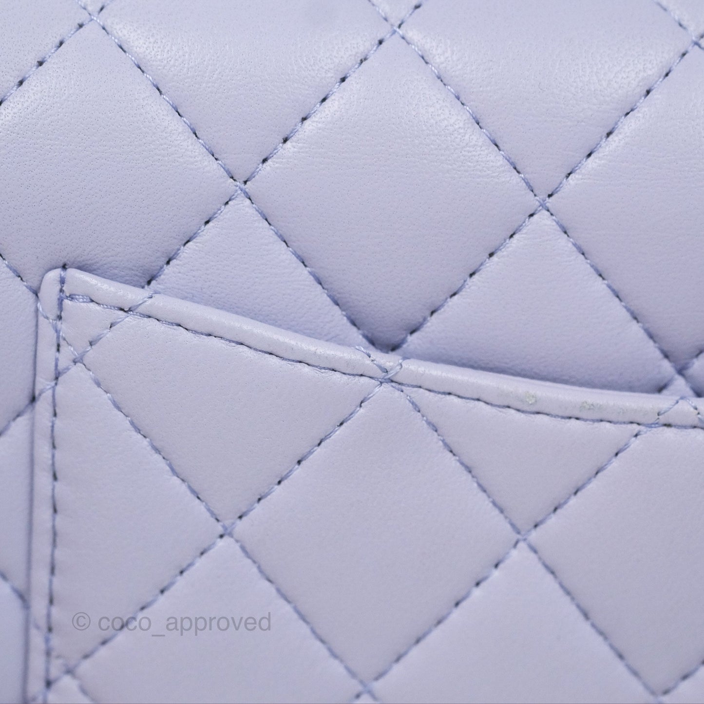 Chanel Top Handle Mini Rectangular Flap Bag Lilac Lambskin Gold Hardware