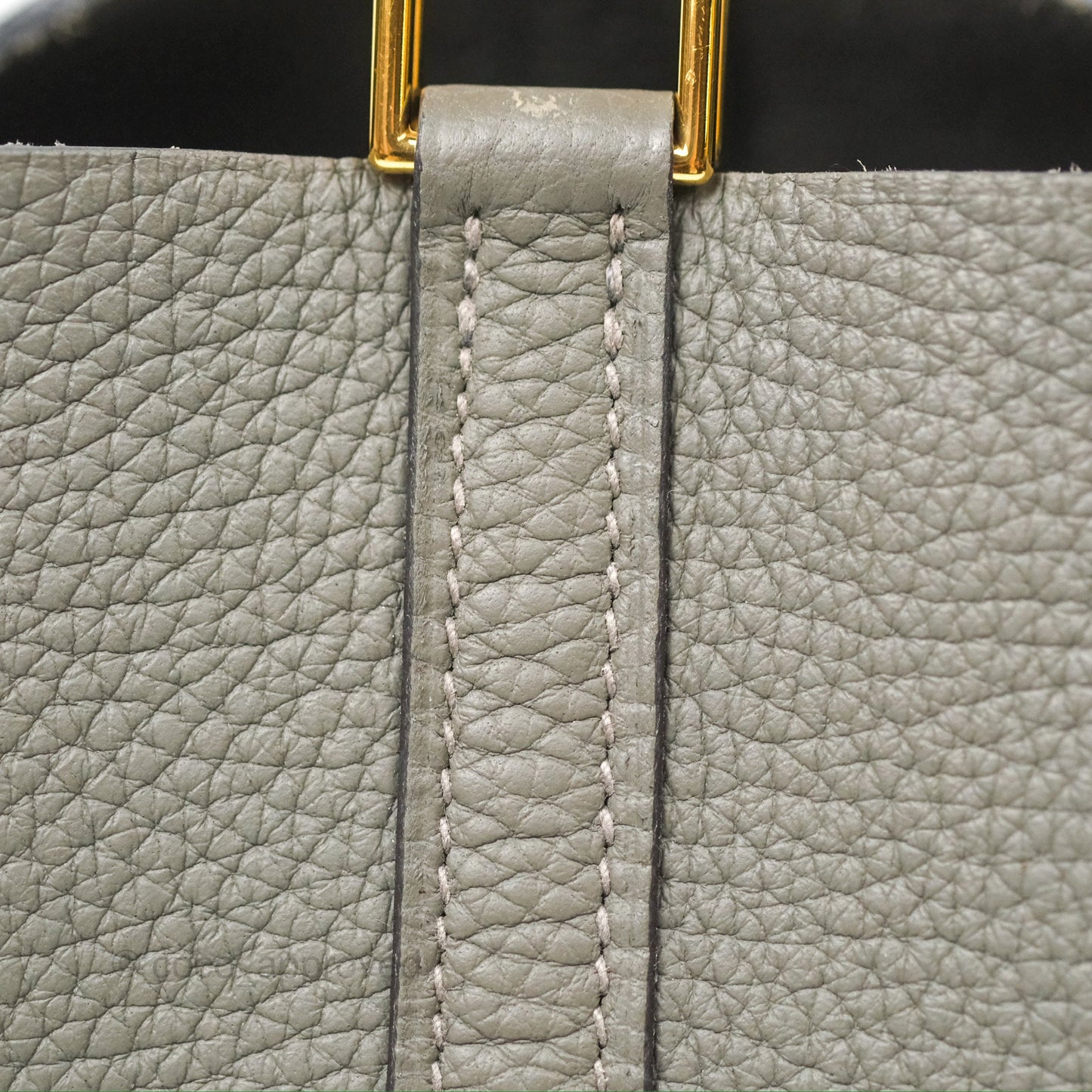 Hermès Picotin Lock 18 Gris Meyer 0L Taurillon Clemence Gold Hardware