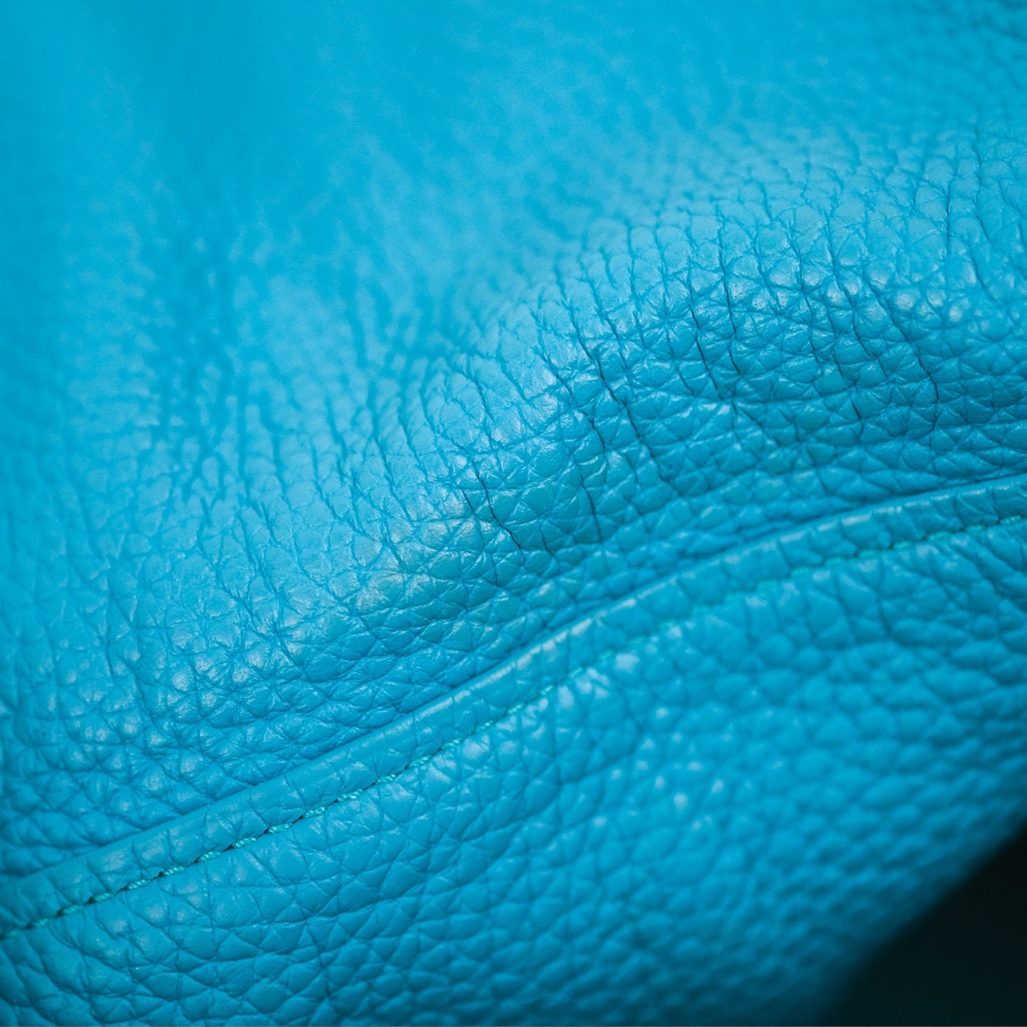 Hermès Lindy 34 Blue Paon Clemence Palladium Hardware