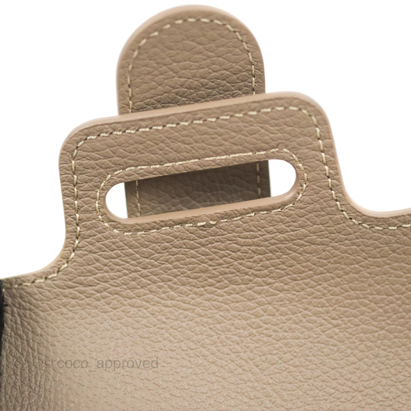 Goyard Saïgon Structuré Nano Bag Grege Silver Hardware
