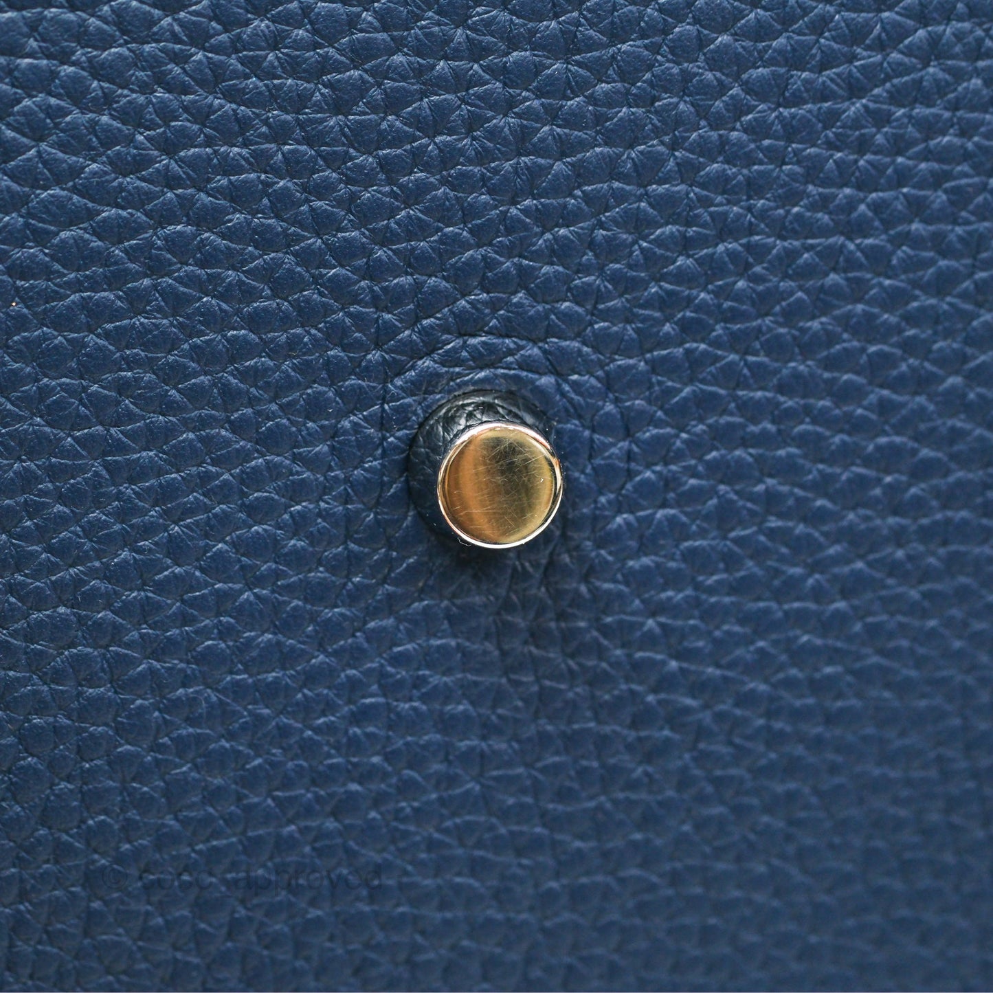 Hermès Lindy 30 Blue Saphir/ Blue Izmir Clemence Palladium Hardware