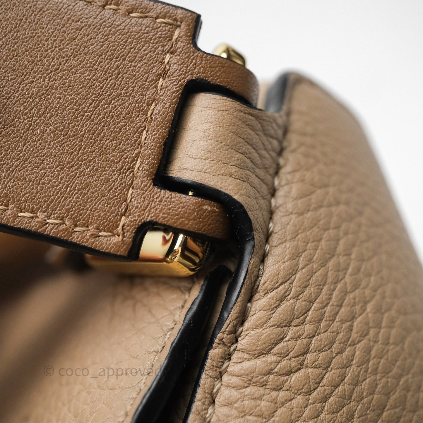 Loewe Small Puzzle Bag Sand Mink Grained Calfskin