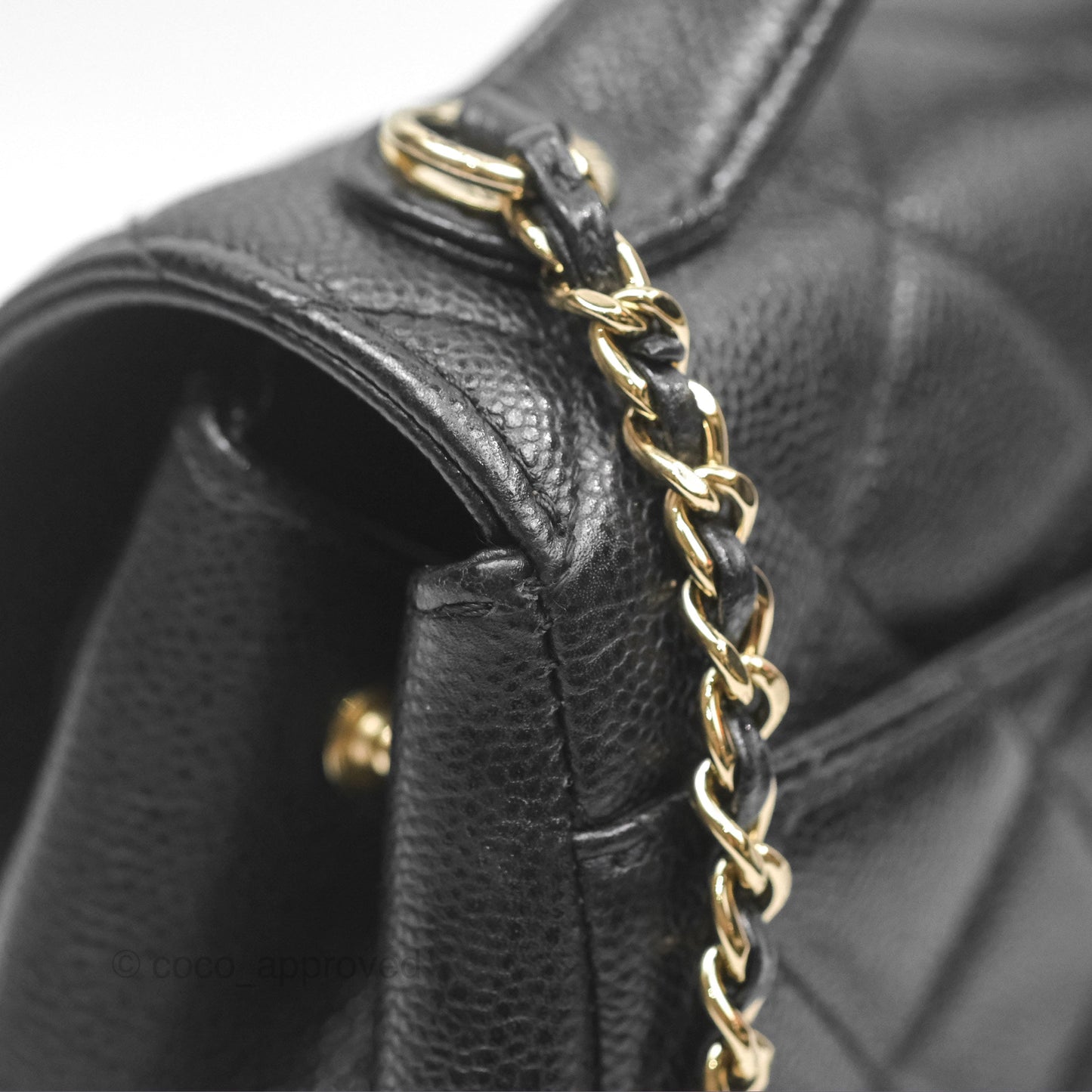 Chanel Quilted Small Business Affinity Flap Black Caviar Gold Hardware