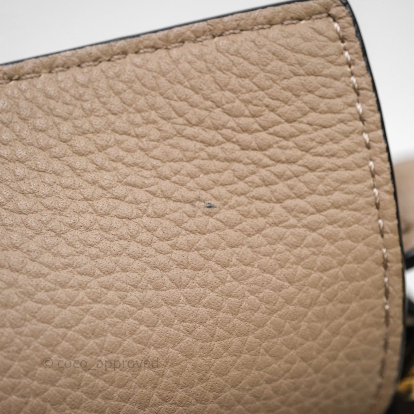 Loewe Small Puzzle Bag Sand Mink Grained Calfskin