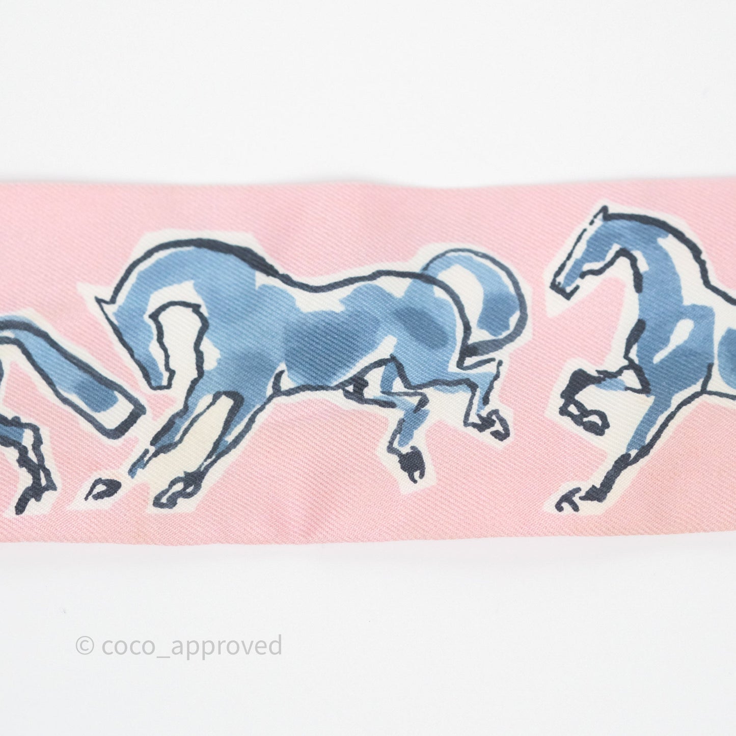 Hermès Chevaux en Liberte Silk Twilly