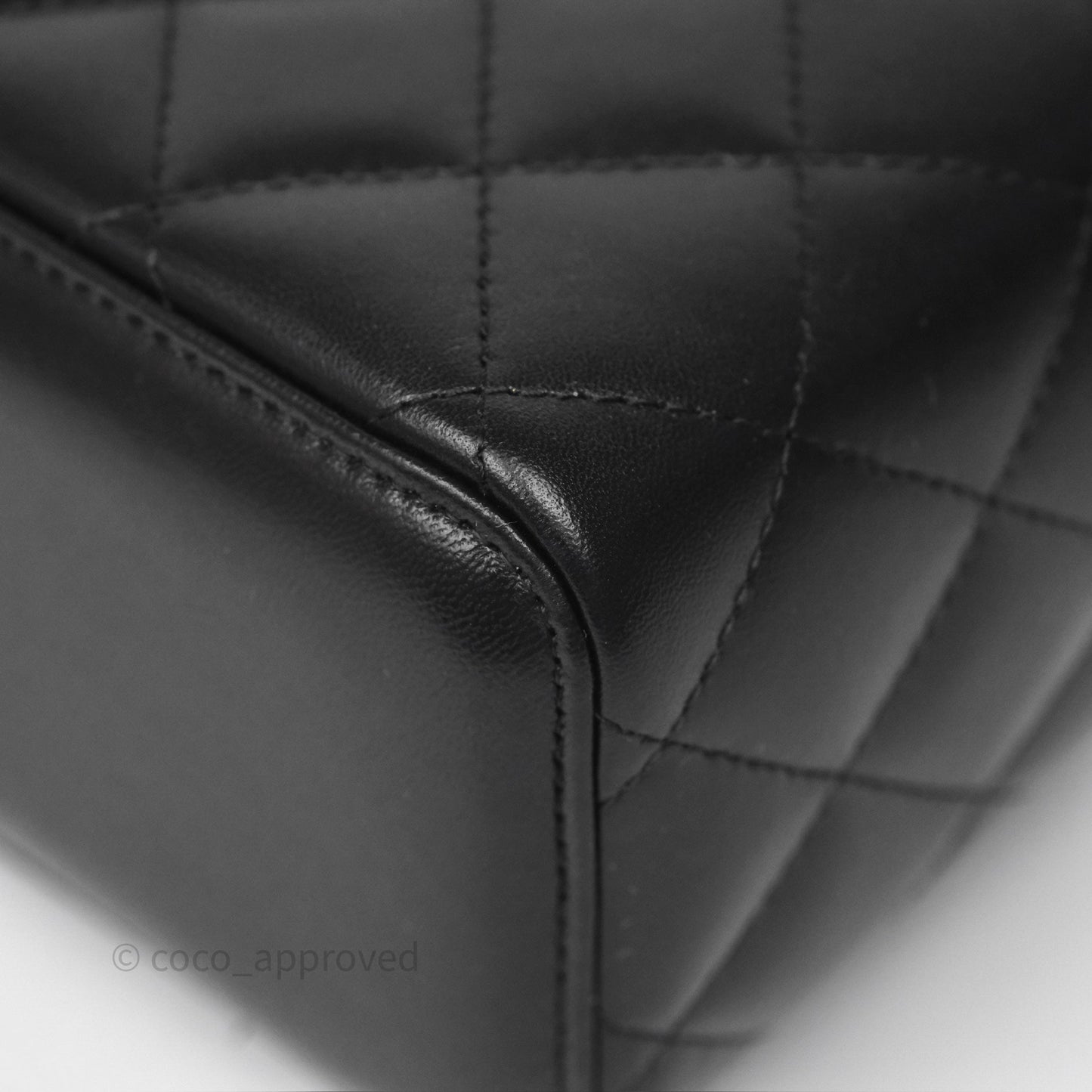 Chanel Classic Vanity with Chain Black Lambskin Gold Hardware