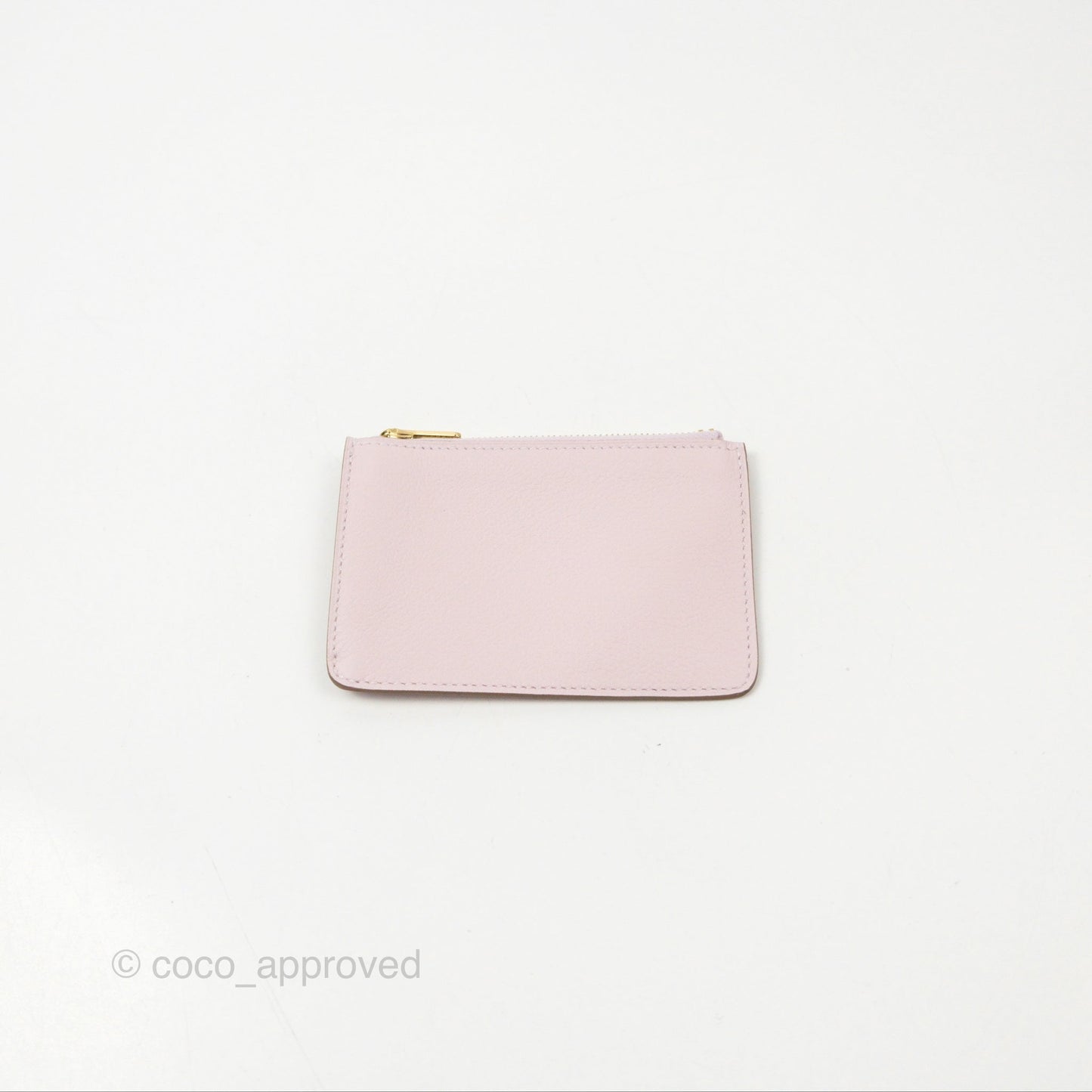 Hermès Constance Slim Wallet Vert Rousseau / Mauve Pale Evercolor Gold Hardware