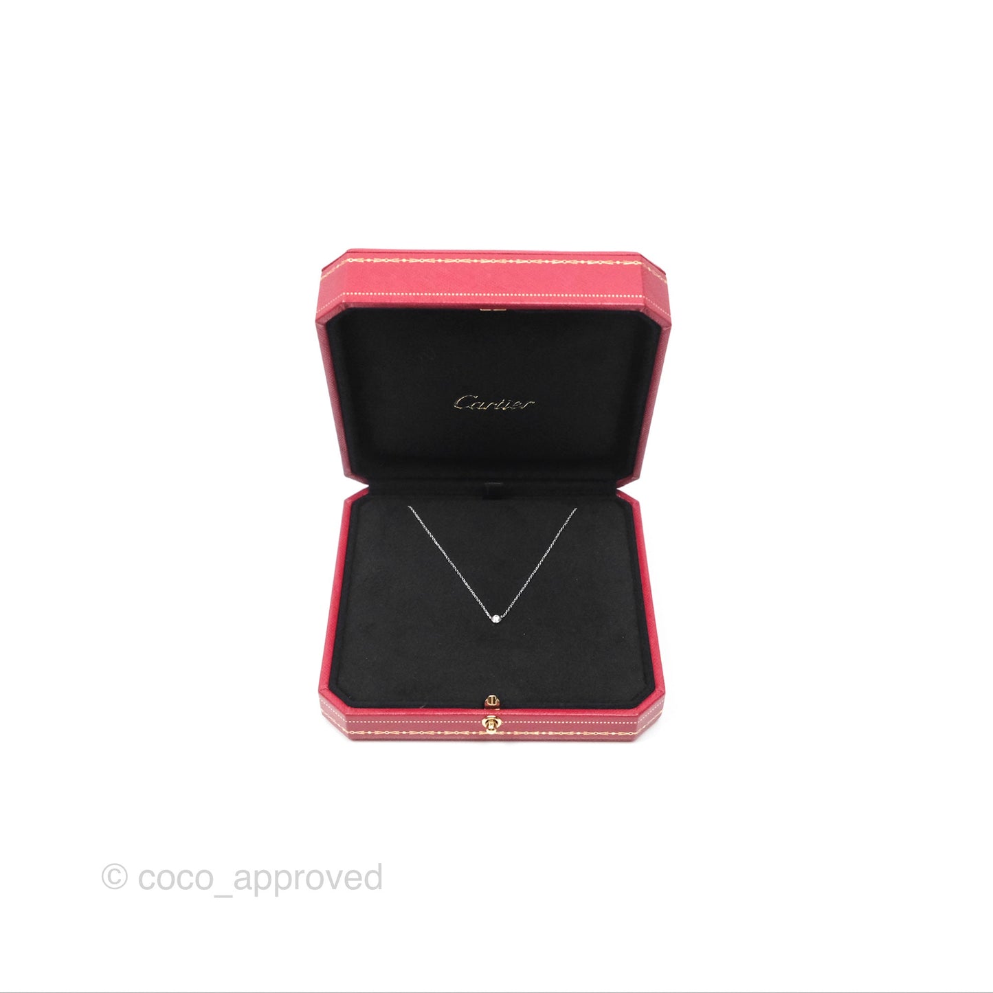 Cartier d'Amour Necklace XS Diamond 18K White Gold