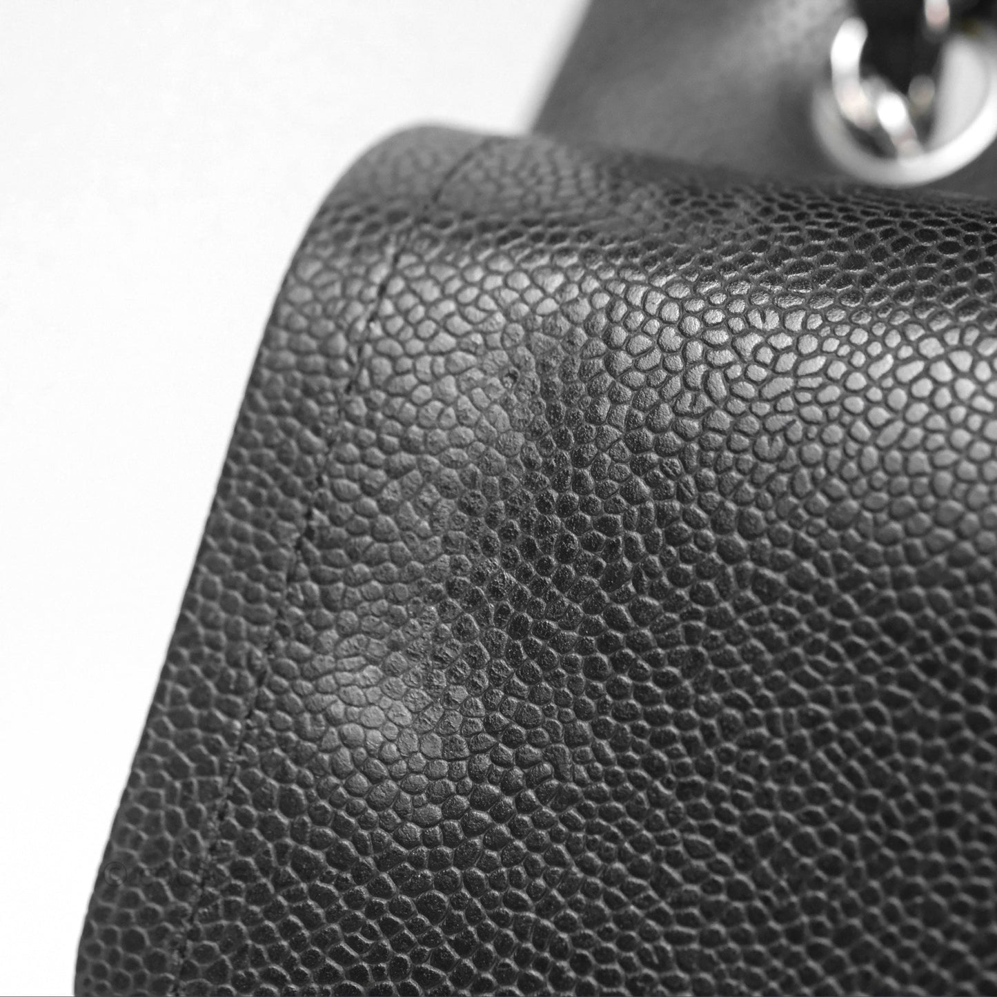 Chanel Jumbo Double Flap Black Caviar Silver Hardware⁣⁣