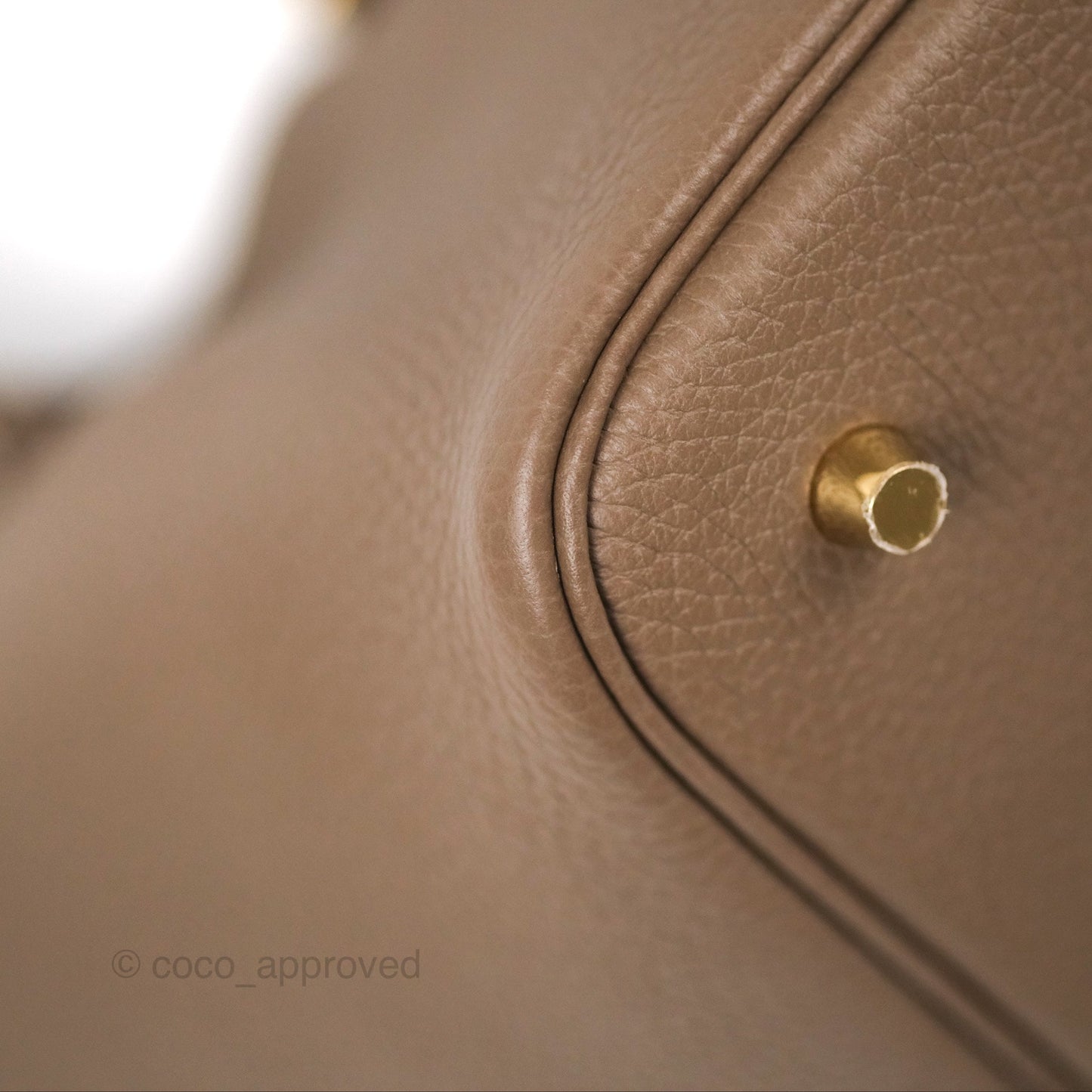 Hermès Picotin 22 Etoupe Clemence Gold Hardware