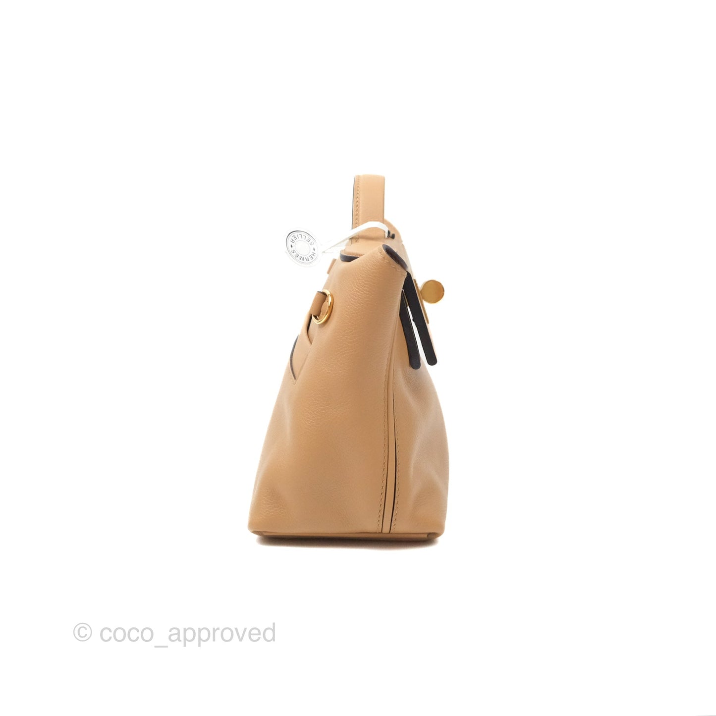Hermès 24/24 21 Mini Chai 0M Fauve 34 Evercolor Gold Hardware
