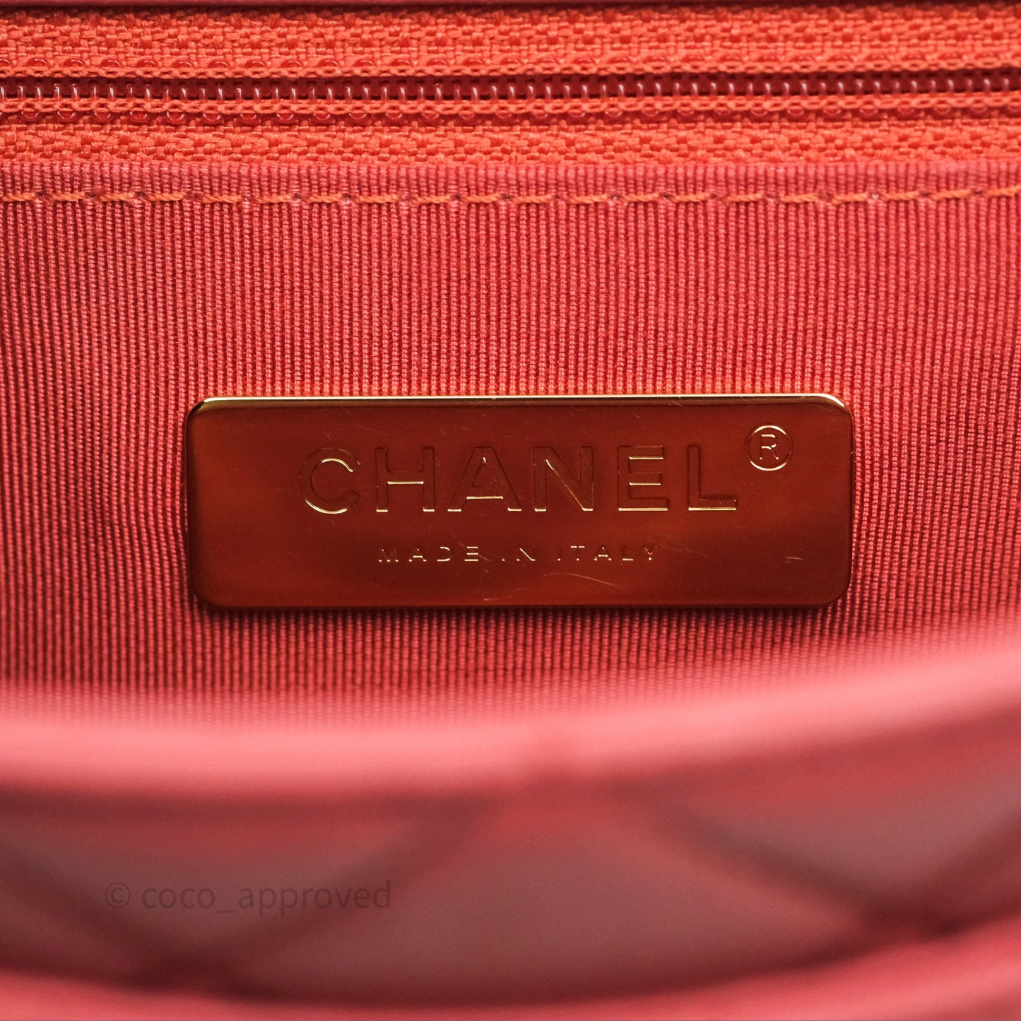 Chanel Quilted Small Chain Infinity Handle Bag Pink Lambskin Aged Gold Hardware