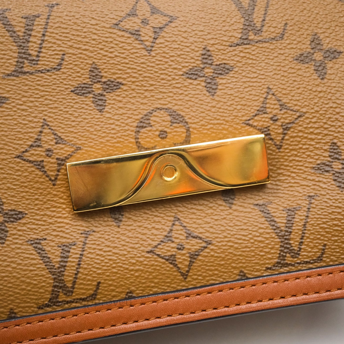 Louis Vuitton Mini Dauphine Monogram Tan Calfskin