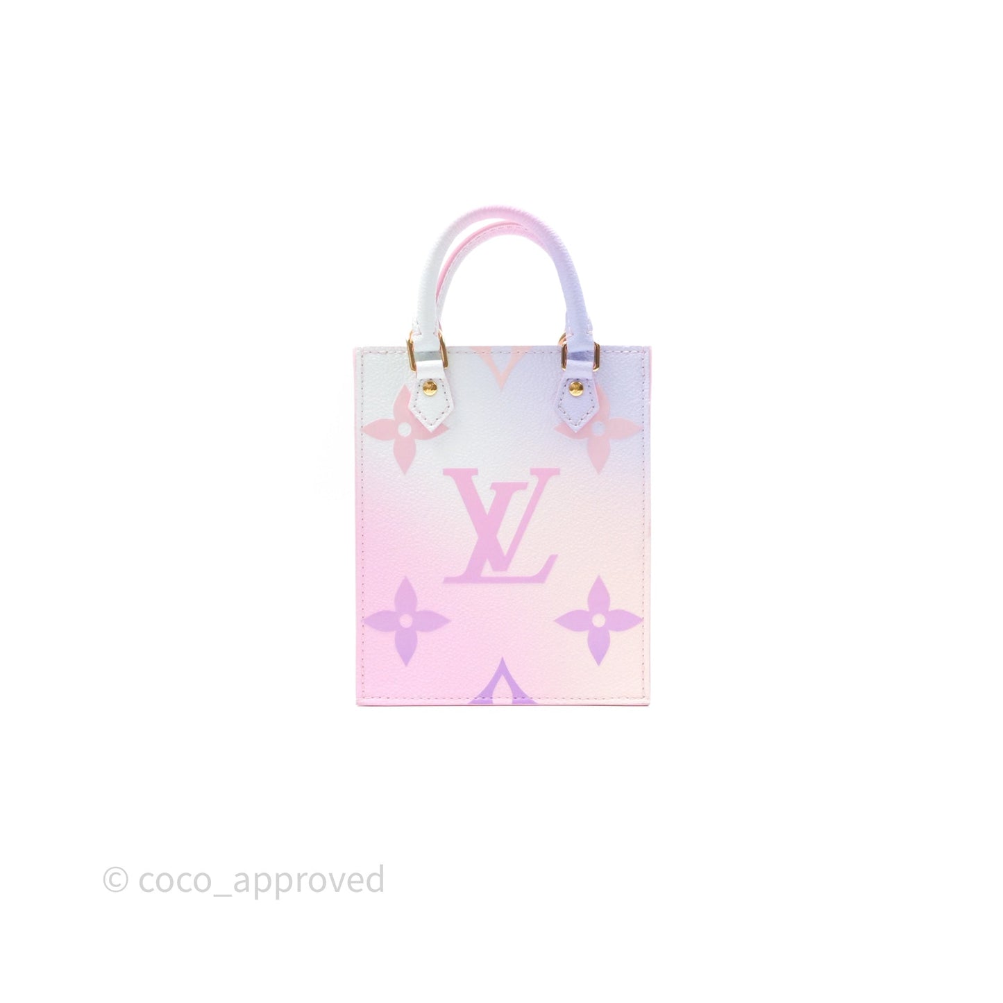 Louis Vuitton Petit Sac Plat Bag Sunrise Pastel