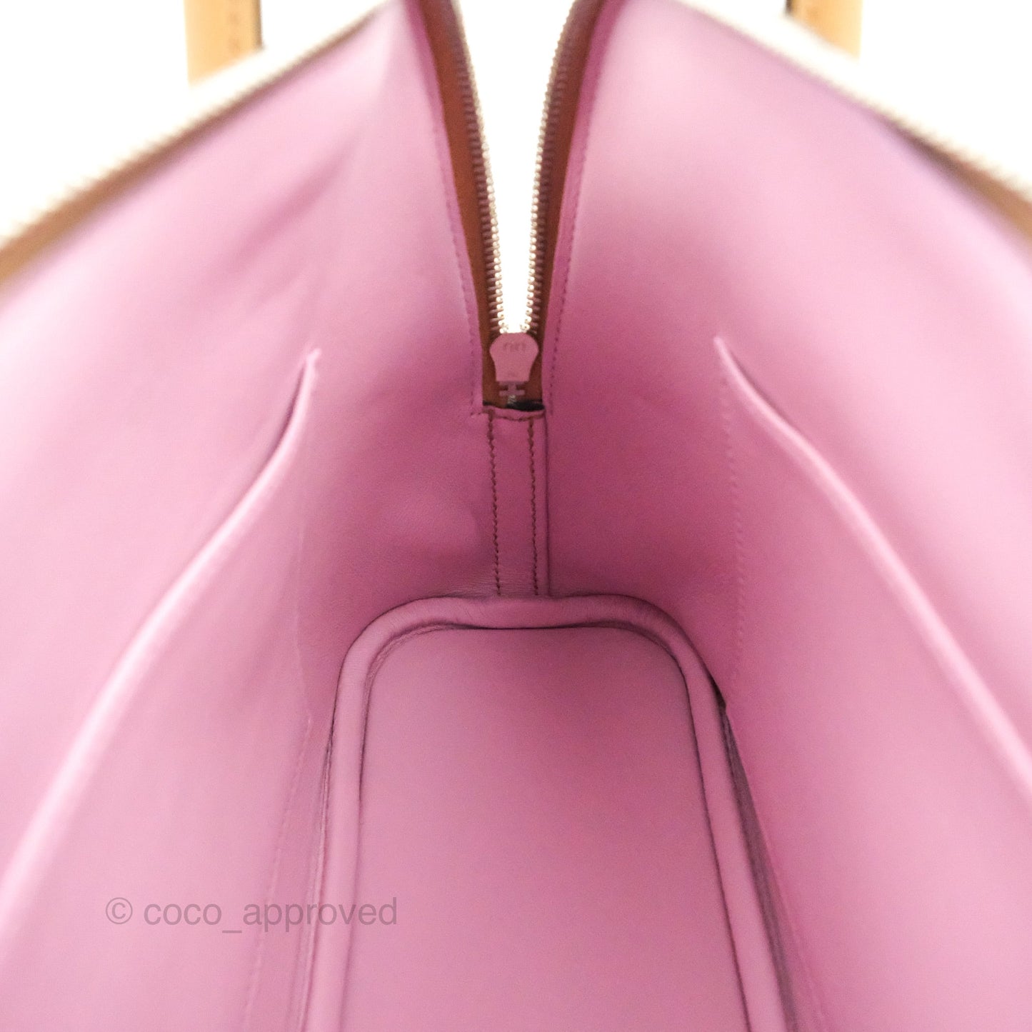 Hermès Bolide 1923 25 Verso Veau Evercolor Chai 0M/ Mauve Sylvestre X9 Palladium Hardware