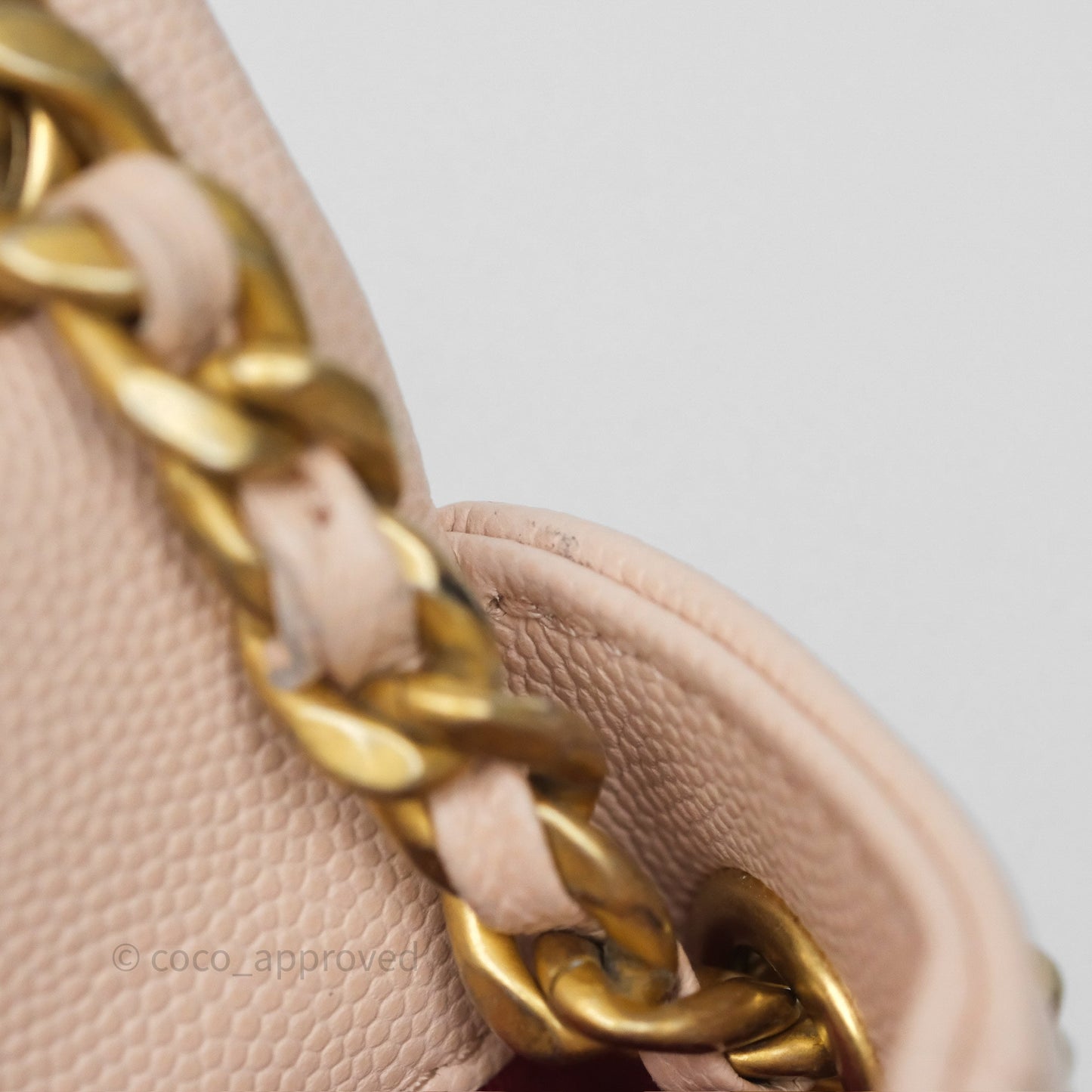 Chanel Small Fashion Therapy Flap Bag Light Pink Caviar Aged Gold Hardware