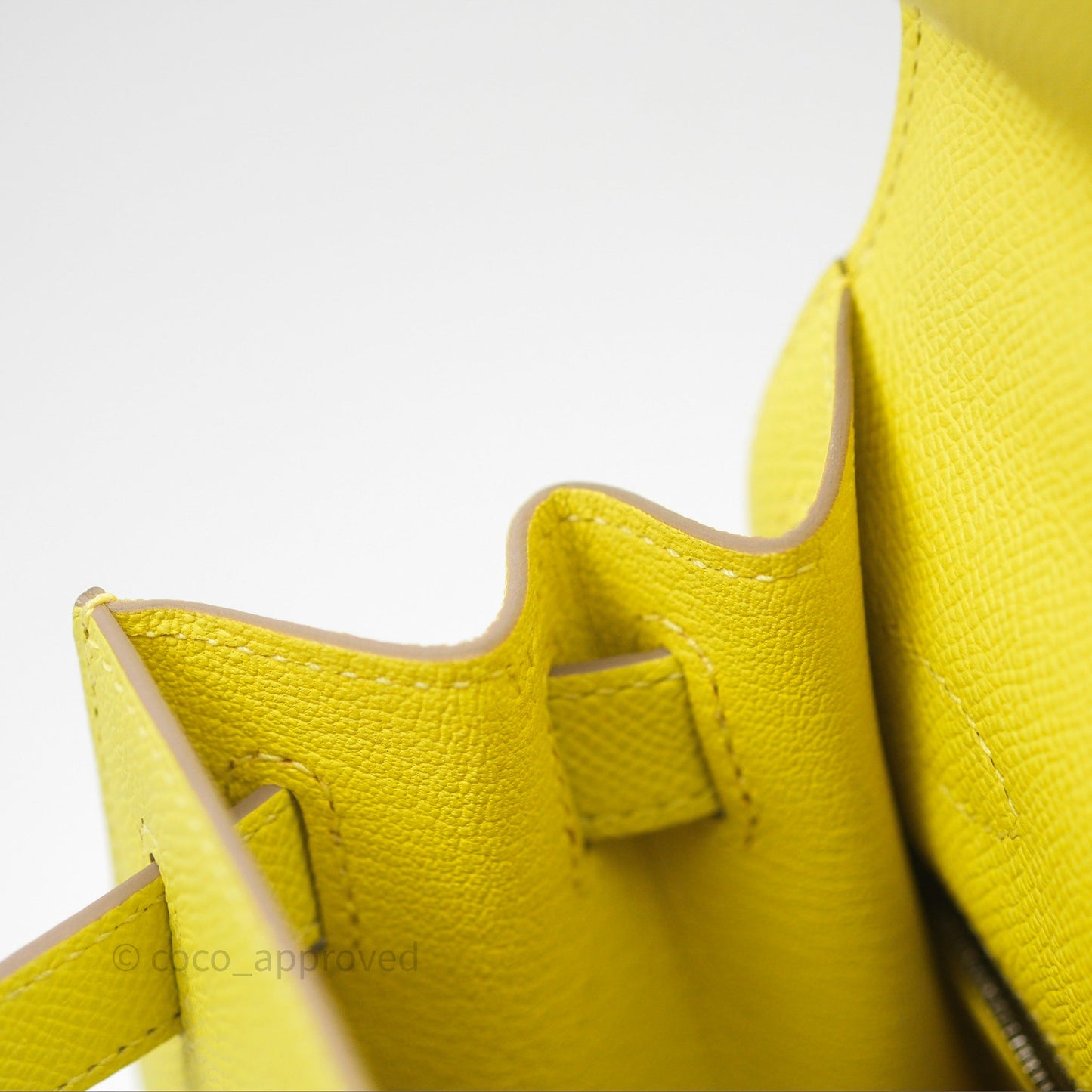 Hermès Kelly 28 Lime 9R Epsom Palladium Hardware