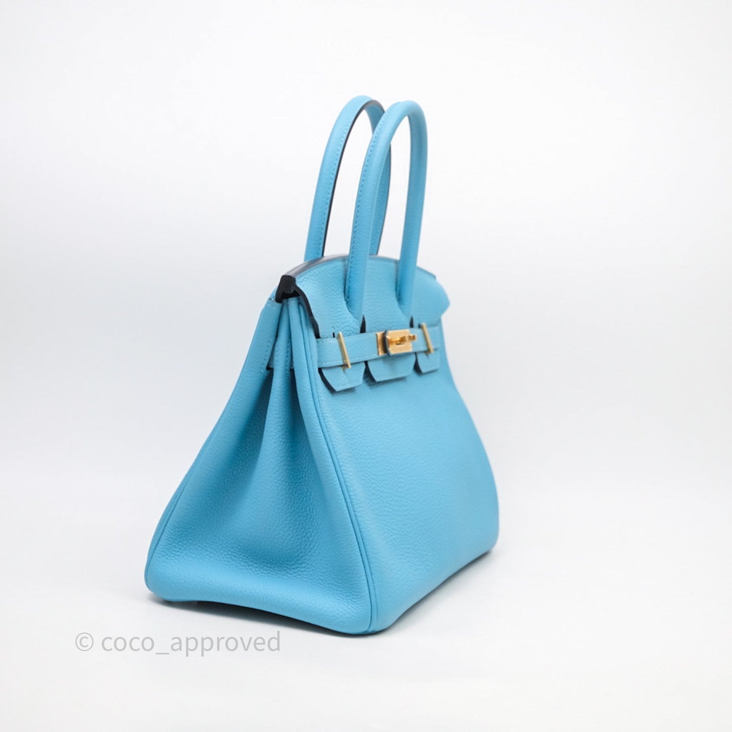 Hermès Birkin 30 Bleu De Nord P3 Togo Gold Hardware