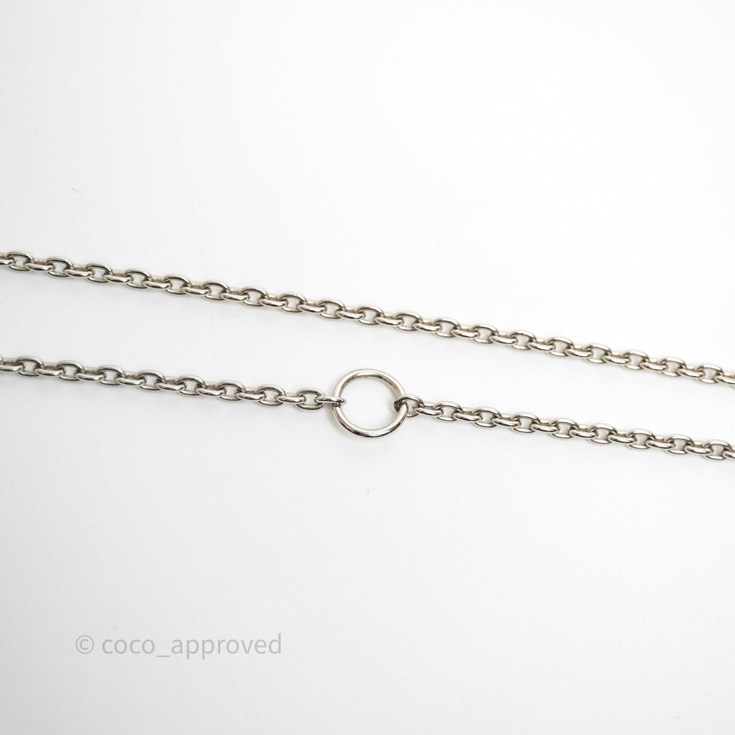 Hermes Carrousel Necklace Horn & Lacquered Palladium Hardware