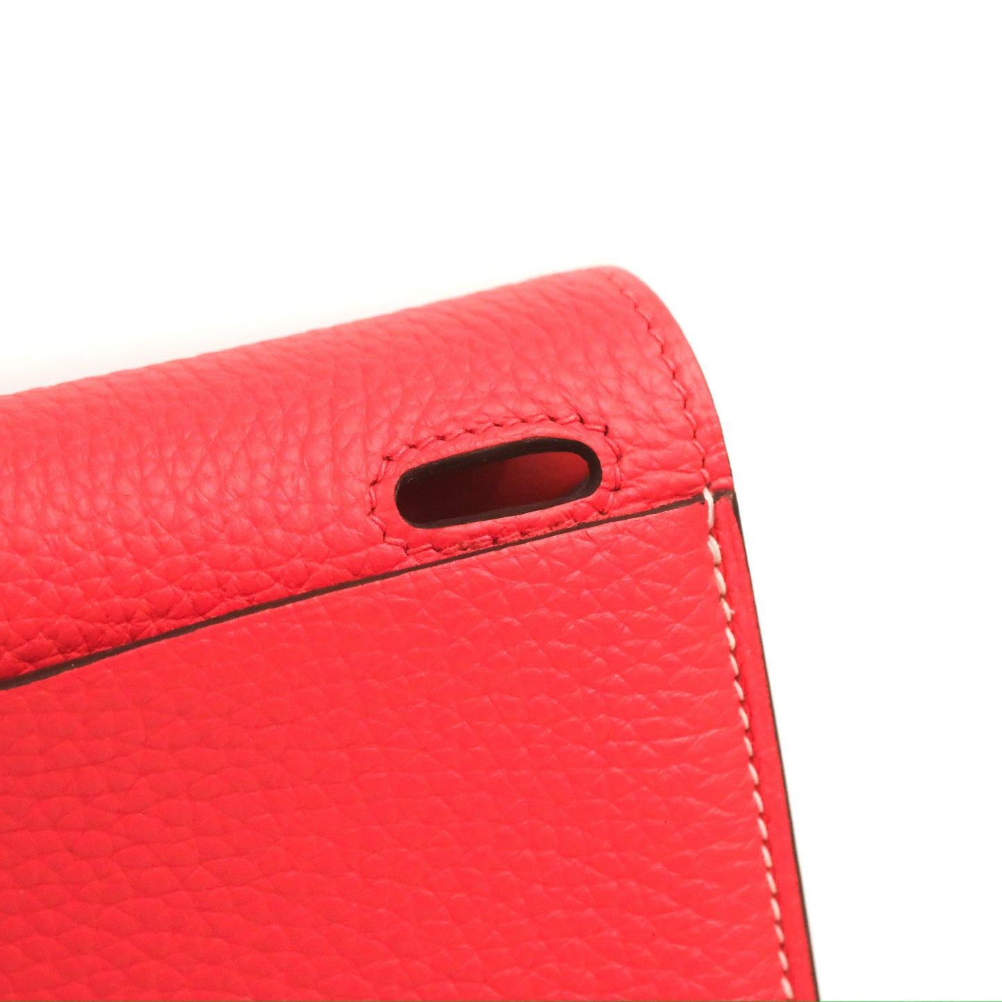 Hermès Halzan 31 Red Palladium Hardware